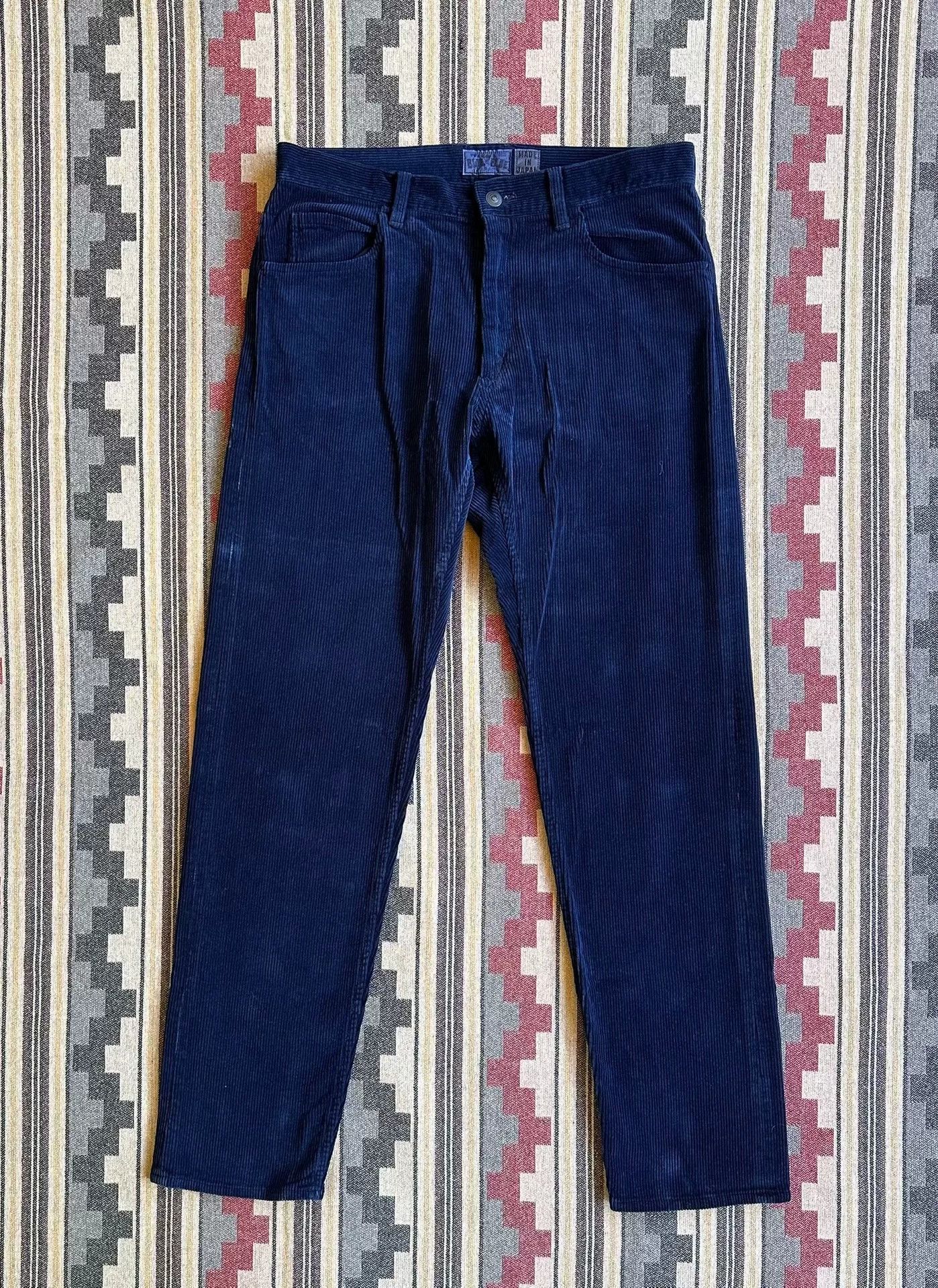 Blue Blue Japan blue blue japan indigo corduroy pants Size US 30 / EU 46 - 1 Thumbnail