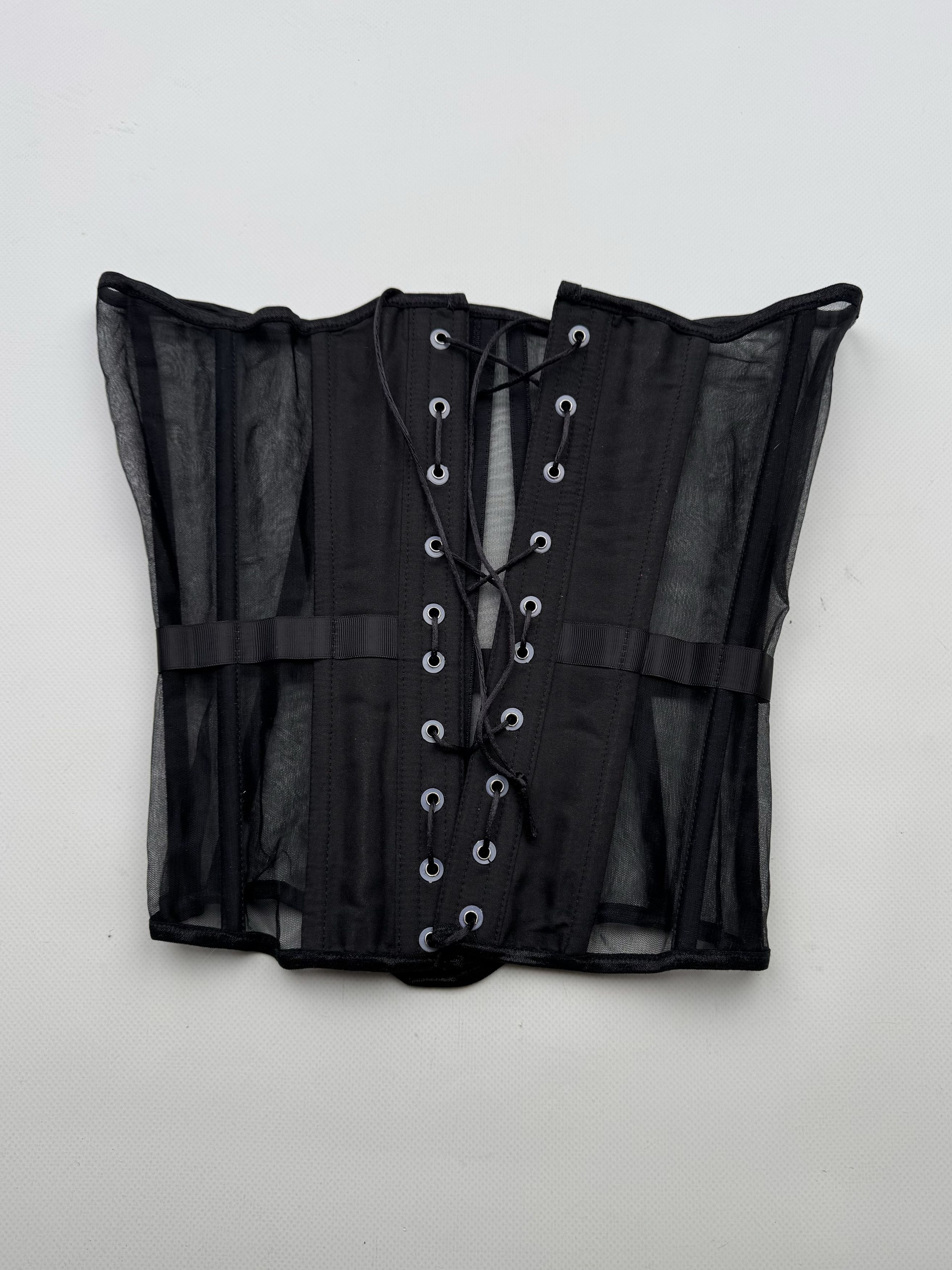 Vintage 90's Mesh Corset B296(E2)(V392) Size S / US 4 / IT 40 - 4 Thumbnail