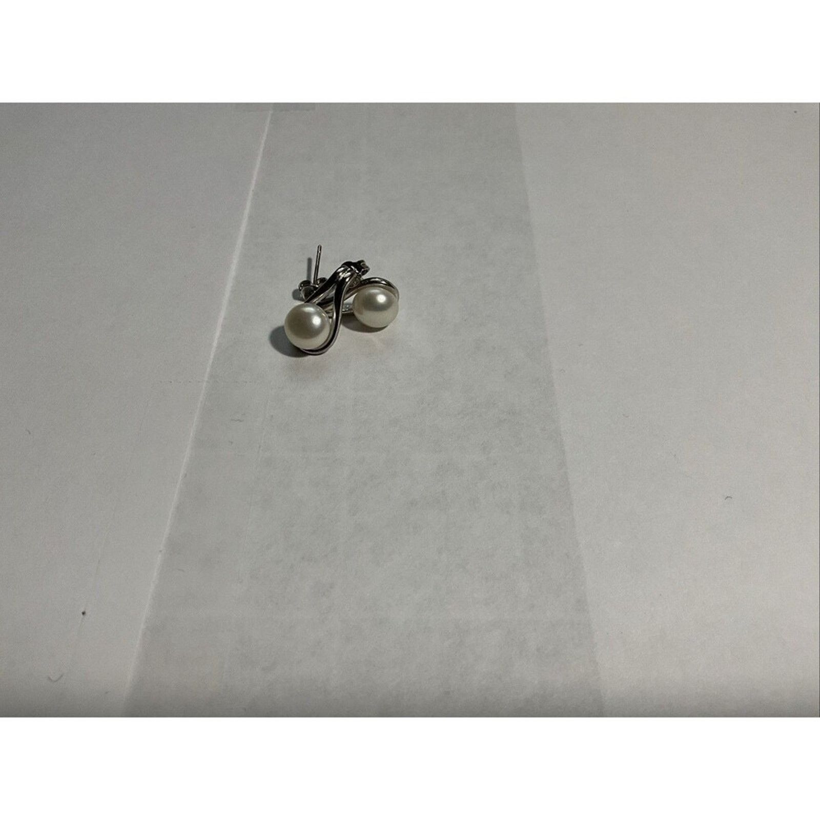 Other Vintage Sterling Silver Pearl Stud Earrings Signed Cp 925 S Size ONE SIZE - 1 Thumbnail
