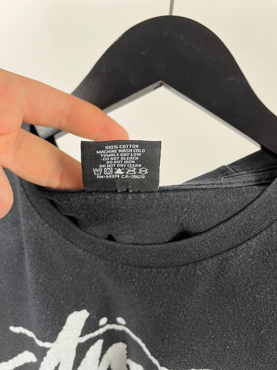 Stussy Vintage Stussy T-Shirt Big Logo Black Size S Size US S / EU 44-46 / 1 - 5 Thumbnail