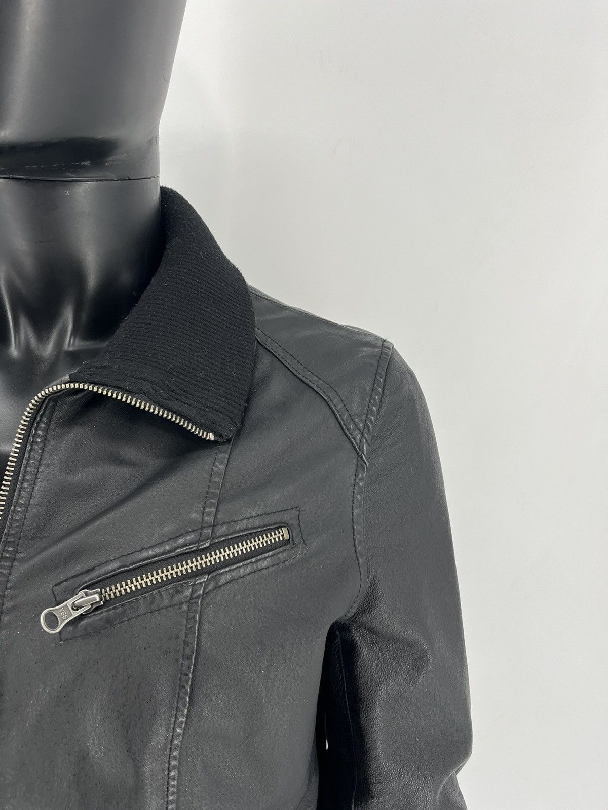 Vintage Poco Loco Leather jacket, koko Motorcycle Motorbike Biking Size US M / EU 48-50 / 2 - 6 Thumbnail