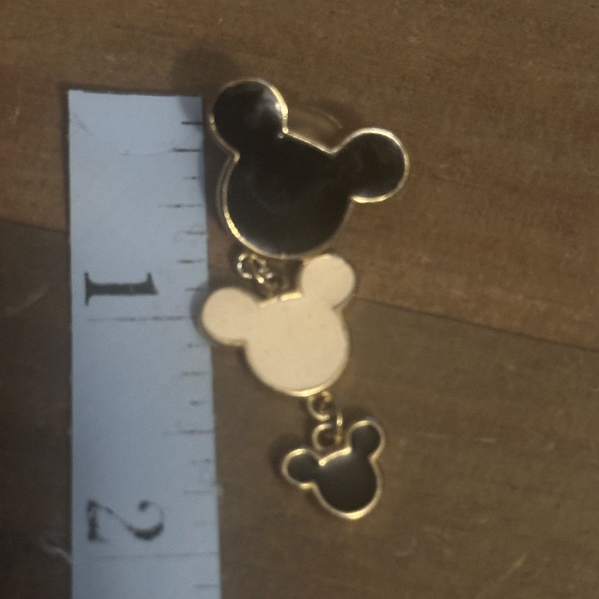 Disney Disney Mickey Mouse tiered dangle post earrings Size ONE SIZE - 4 Thumbnail