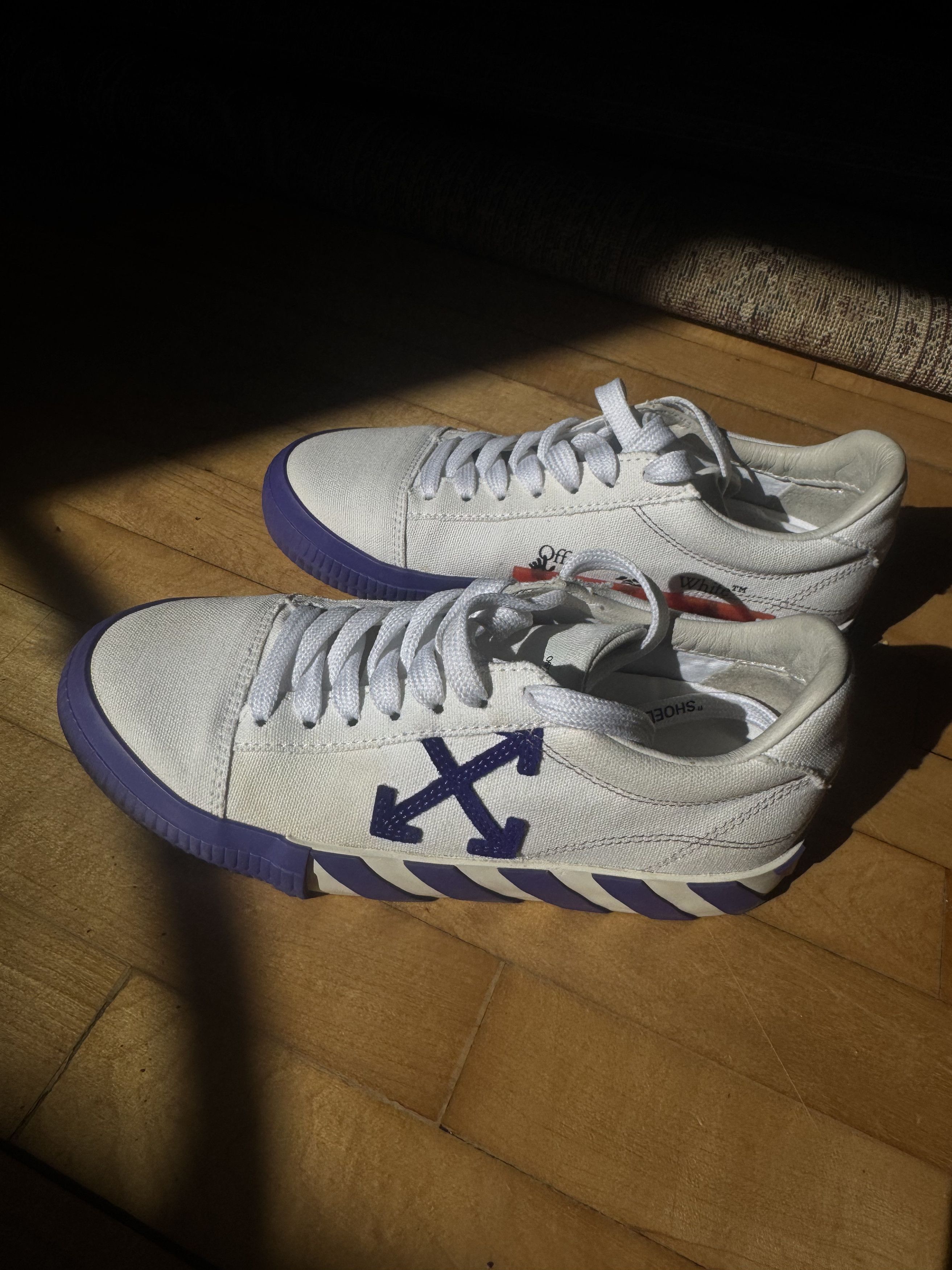 Off-White Off- White Violet Vulcanized Sneakers Size US 8 / IT 38 - 6 Thumbnail