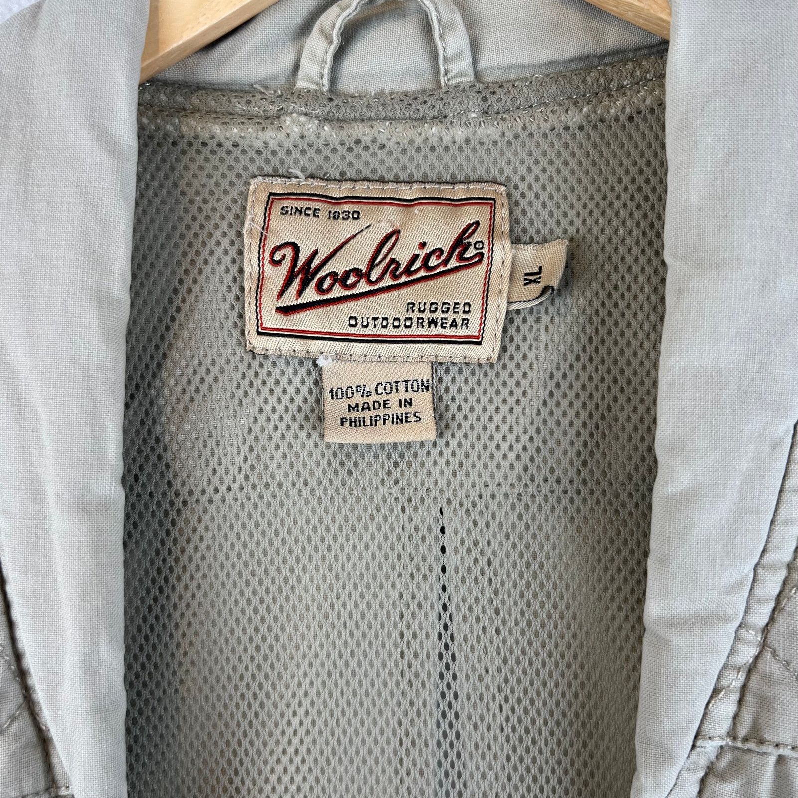 Woolrich Woolen Mills Berne Workwear Quilt Lined Canvas Duck Full Zip Vest Men XXL Size US XL / EU 56 / 4 - 2 Thumbnail