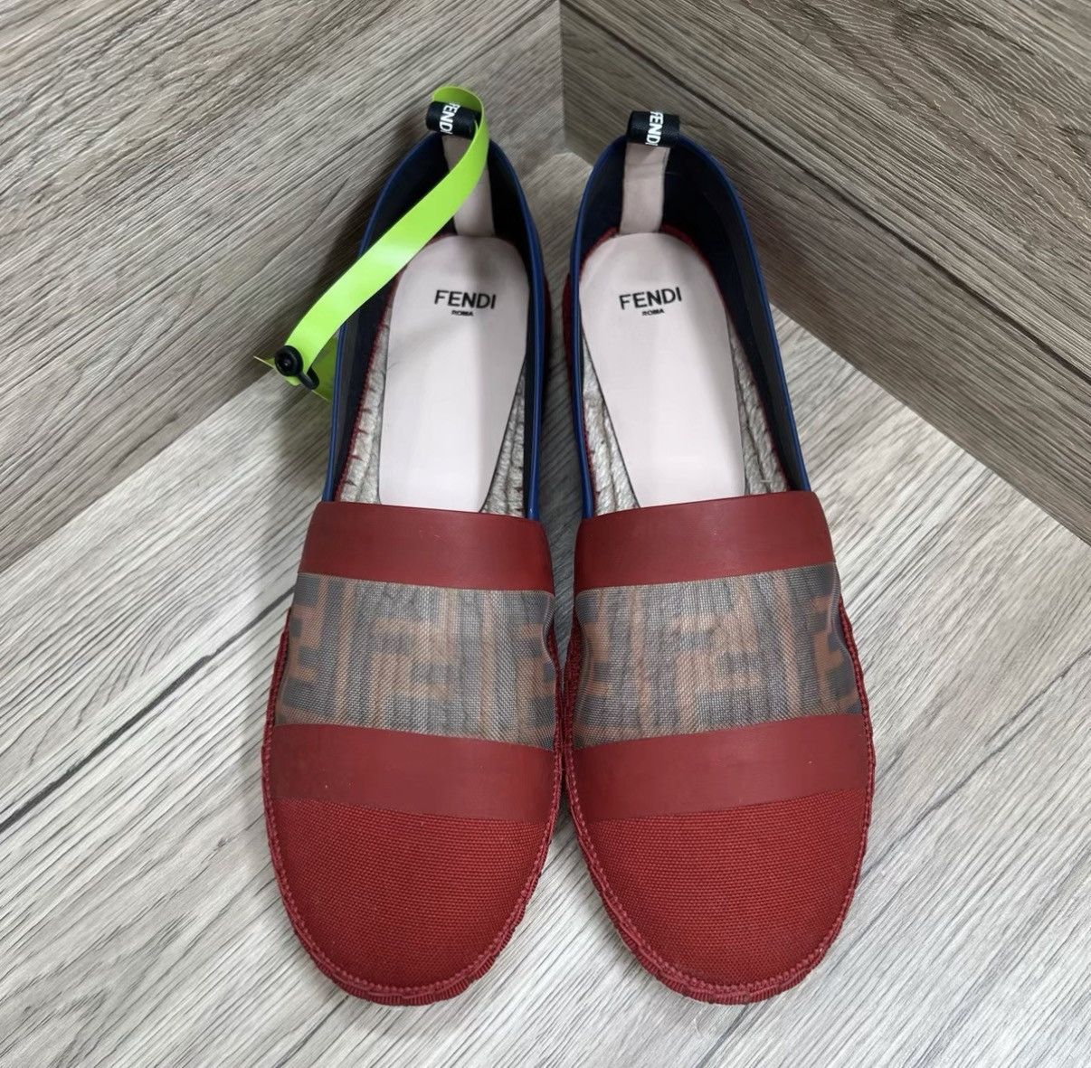 Fendi Fendi Red & Blue Espadrilles J41 Size US 8 / IT 38 - 2 Thumbnail