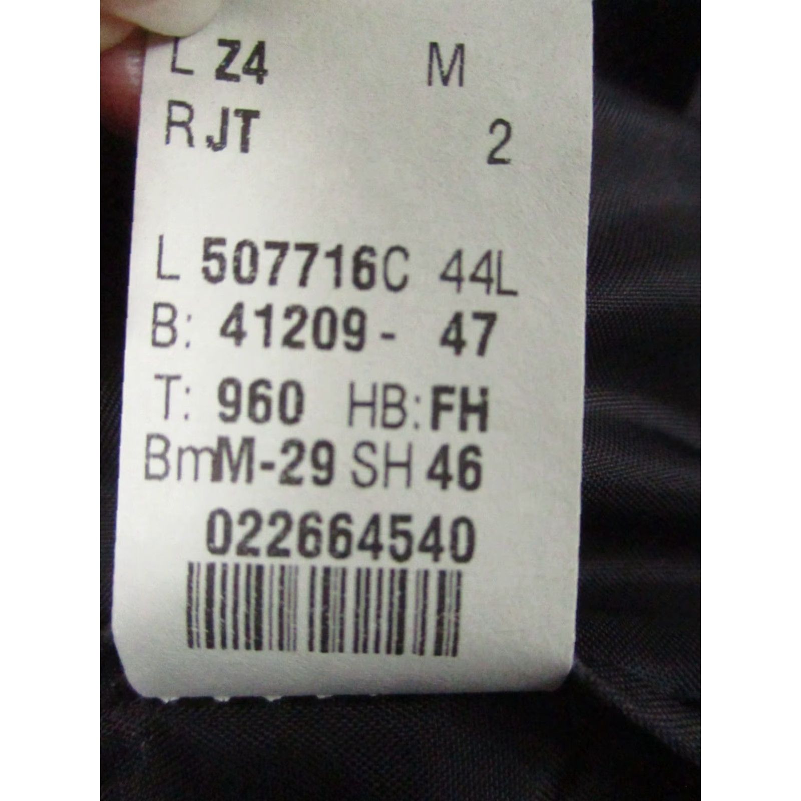 Ralph Lauren LAUREN RALPH LAUREN Wool Blazer Sport Jacket 44L Blazer Gray Stripe Mens Regular Notch Lapel 3-Button Front Chest 44 Size 44R - 6 Thumbnail