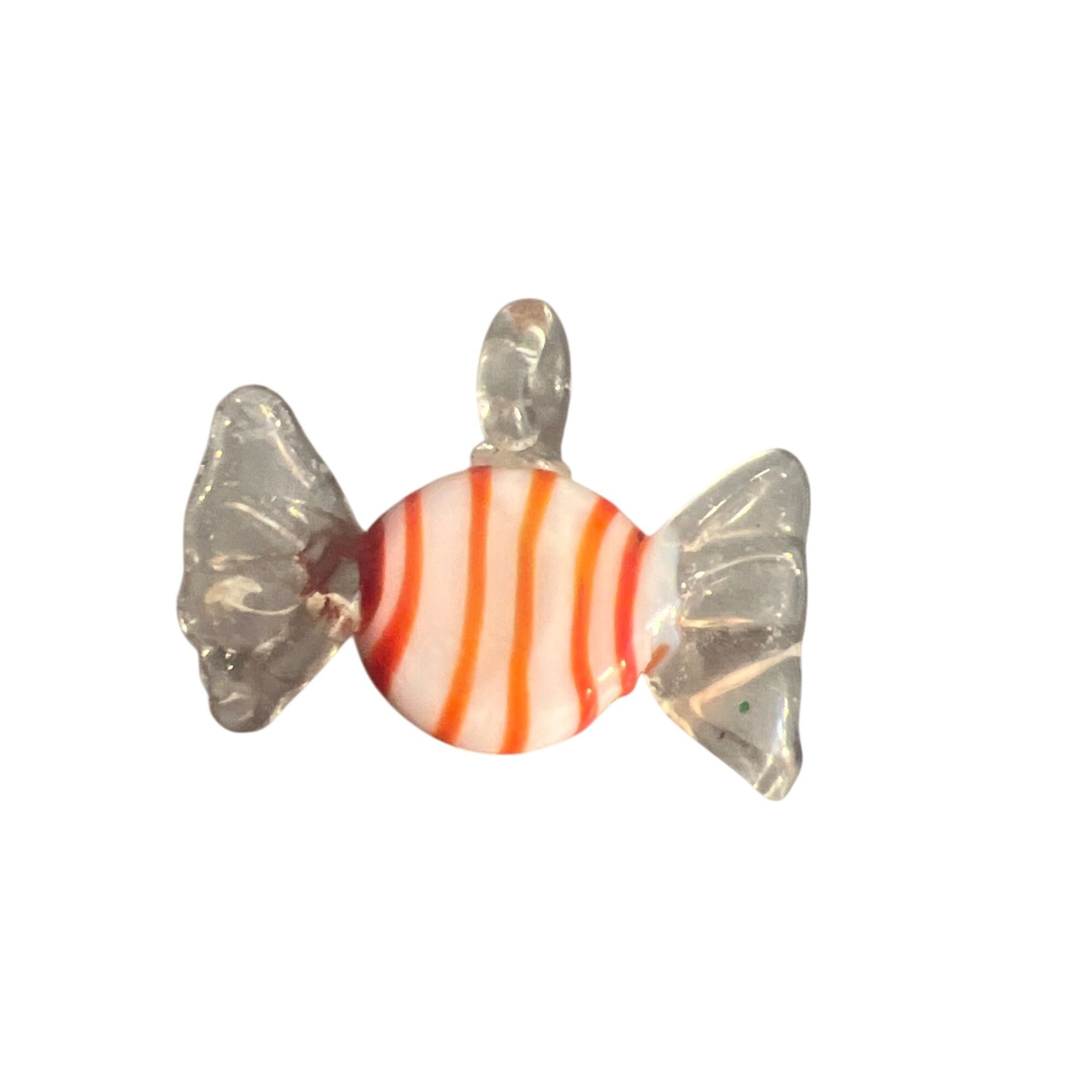 Other Set of 2 Glass Candy Pendants Charms Earrings Ornaments Red Size ONE SIZE - 3 Thumbnail