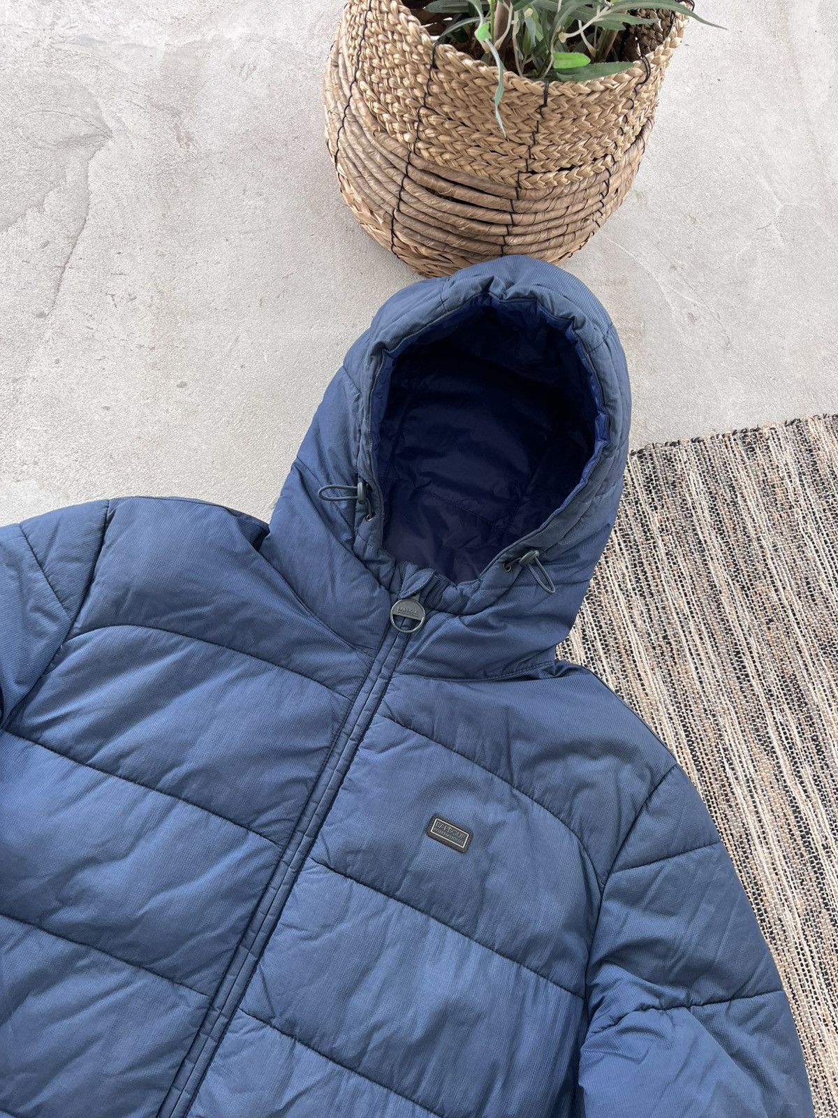 Barbour Vintage Barbour International Court Quilt Jacket Navy Y2K Size US L / EU 52-54 / 3 - 5 Thumbnail