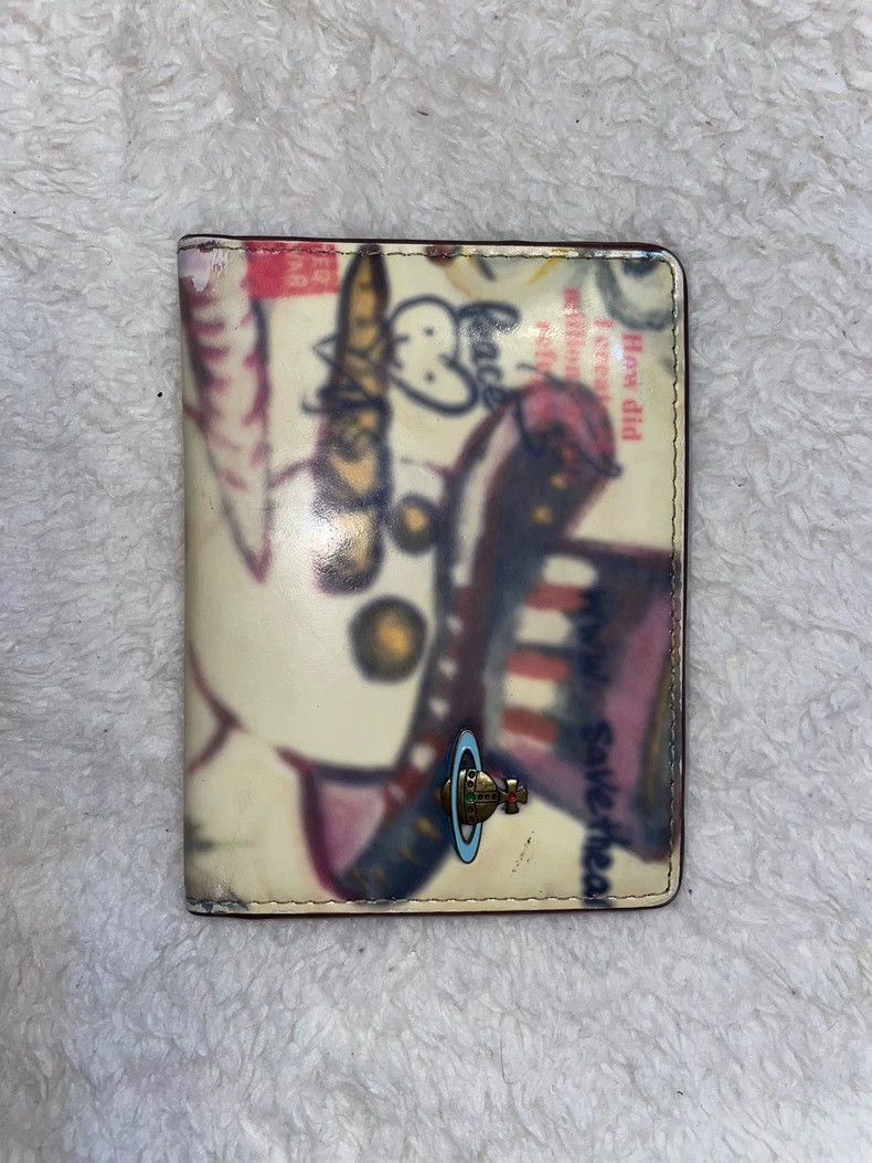 Vivienne Westwood Vivienne Westwood Snowman graffiti wallet card case Size ONE SIZE - 4 Thumbnail