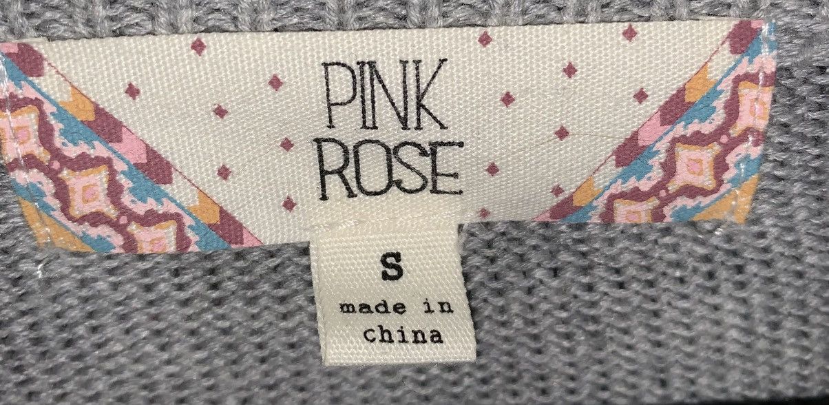 Other PINK ROSE Gray, Red, White, Blue Long Sleeve Sweater small Size S / US 4 / IT 40 - 5 Thumbnail