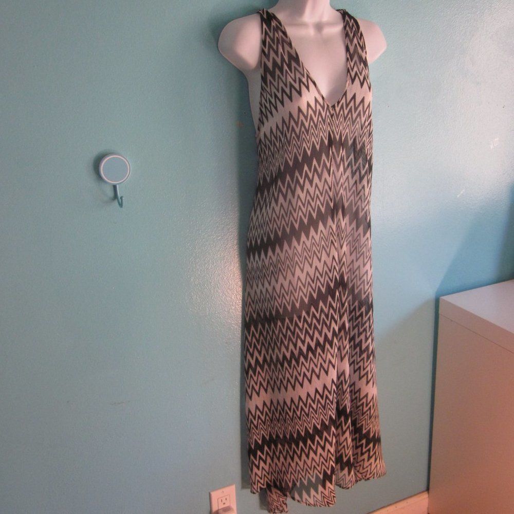 Other Josa Tulum Resort Sheer Midi Dress Summer Cover Up "One Size Size M / US 6-8 / IT 42-44 - 8 Thumbnail