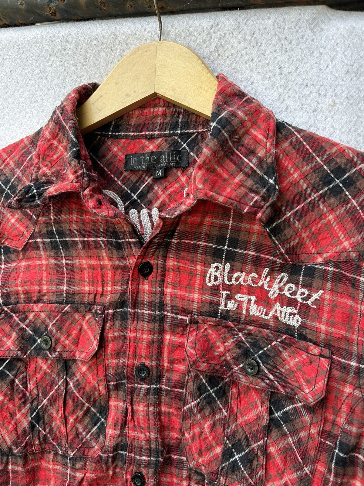 14th Addiction × If Six Was Nine × Japanese Brand IN THE ATTIC PLAID BUTTON UP SHIRT Size US M / EU 48-50 / 2 - 6 Thumbnail