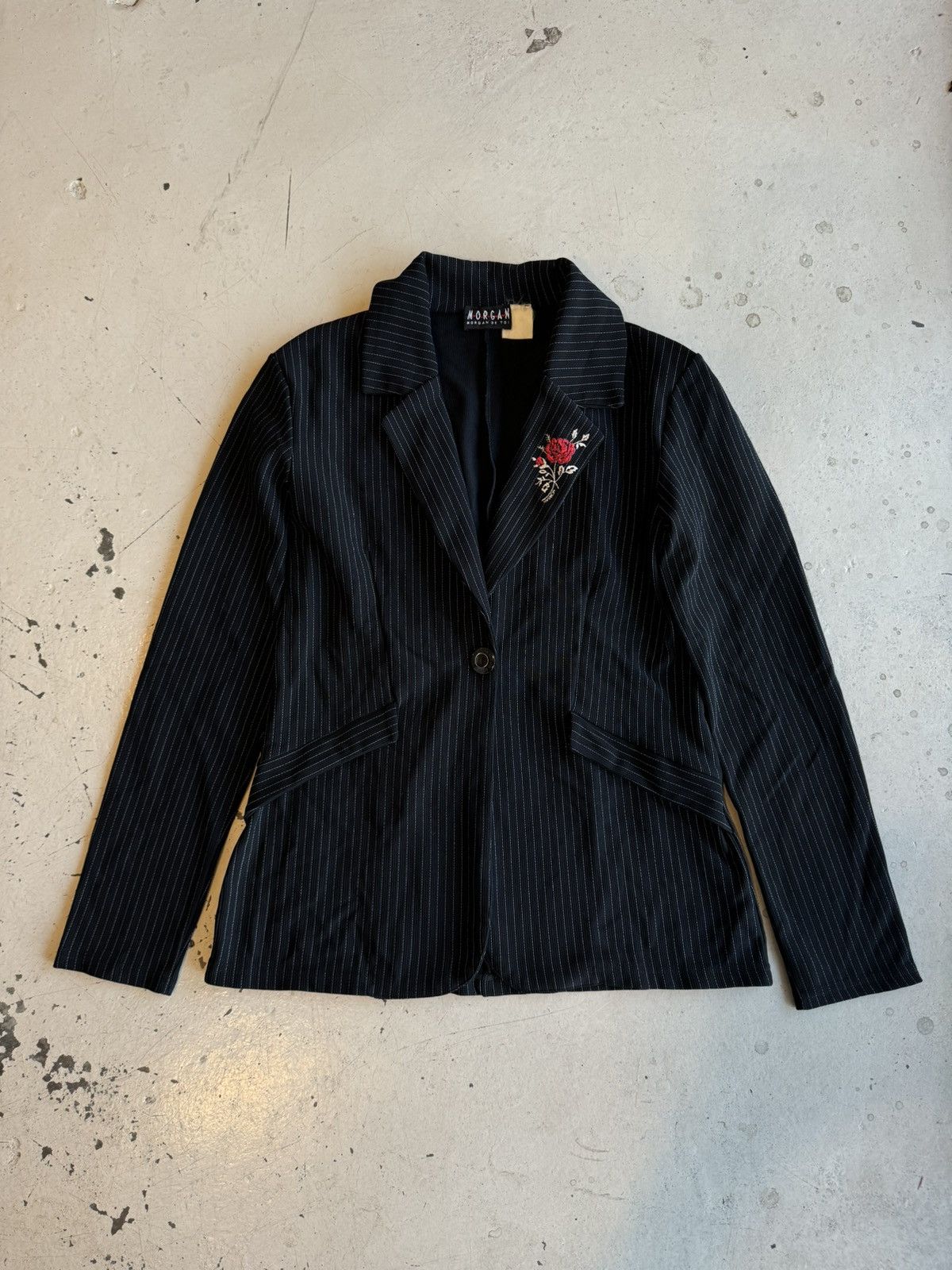 Japanese Brand Y2K Morgan De Toi Homme Punk Peom Vest Jacket Size US M / EU 48-50 / 2 - 2 Thumbnail