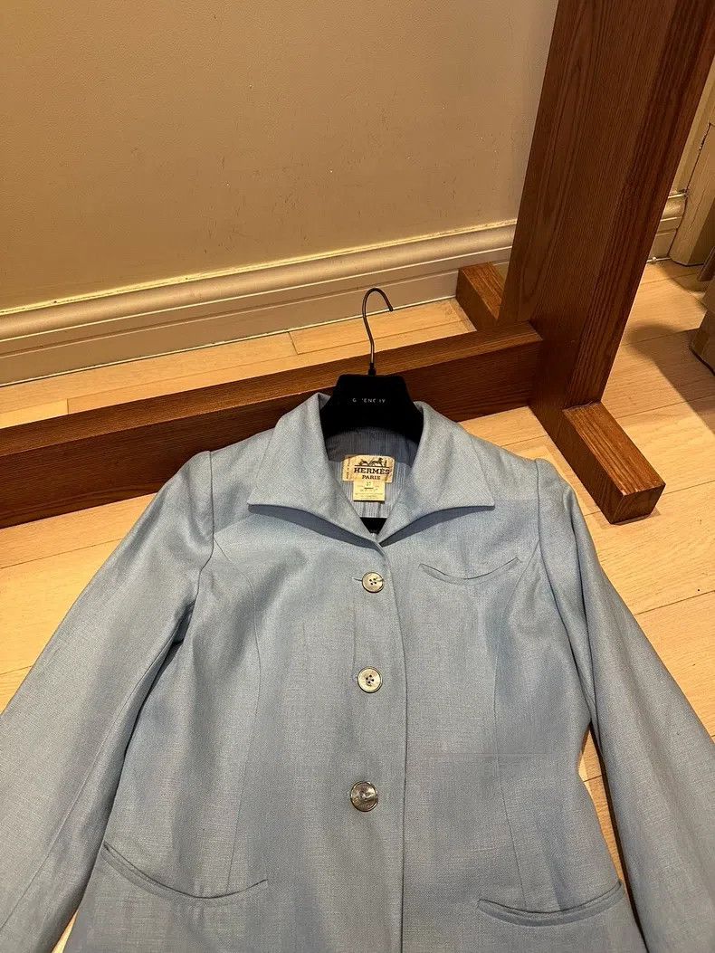 Hermes Hermes Blue suit jacket Size XS / US 0-2 / IT 36-38 - 5 Thumbnail