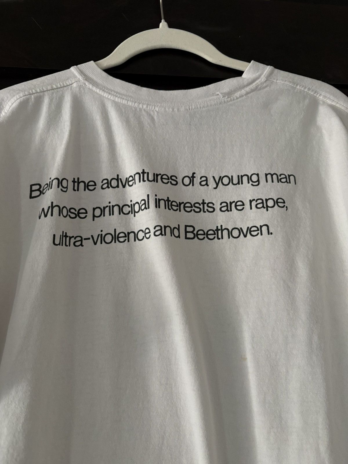 Vintage late 90s ‘a clockwork orange’ tee Size US L / EU 52-54 / 3 - 4 Thumbnail