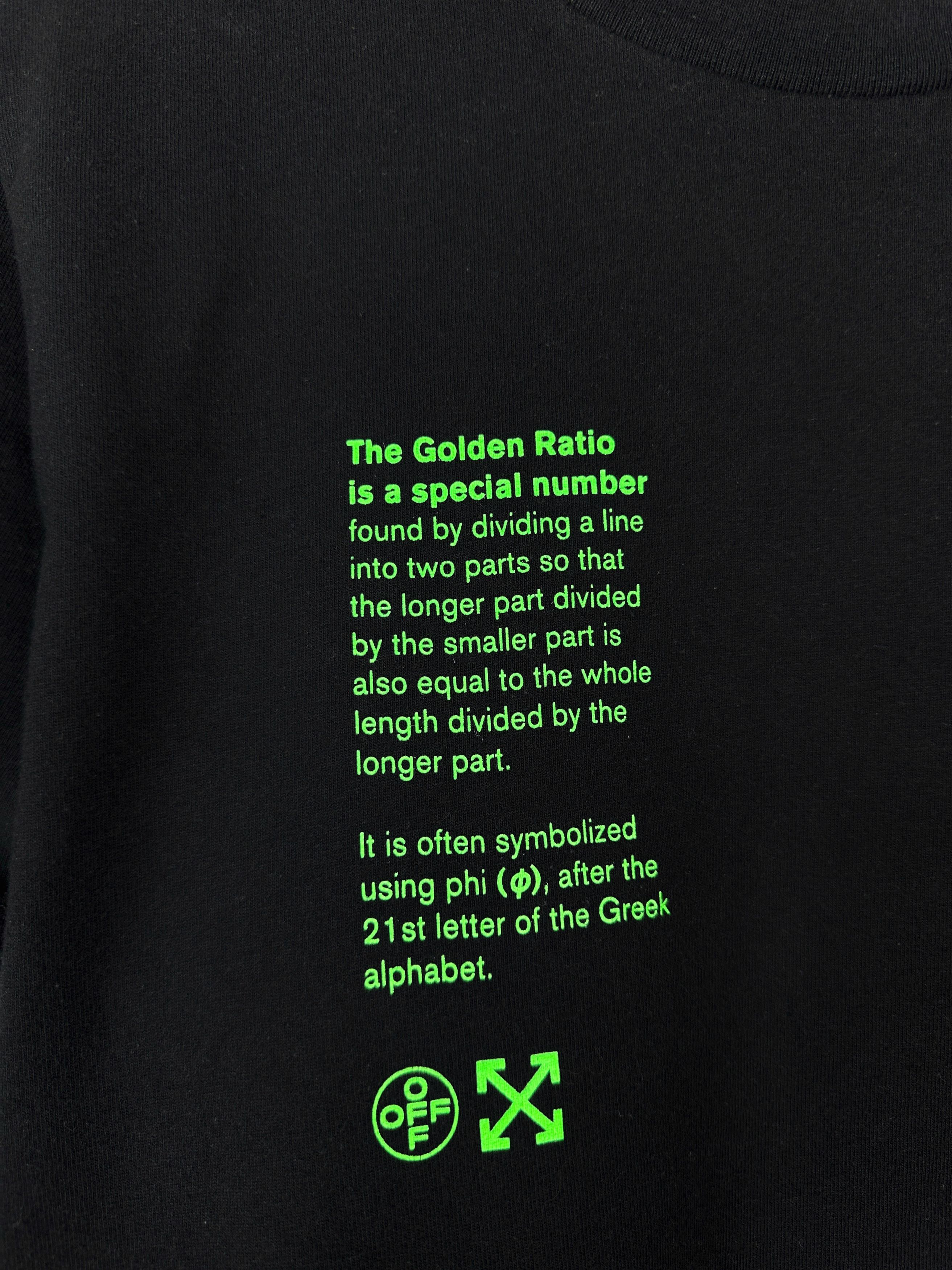 Off-White Off-White Virgil Abloh Golden Ratio Tee T Shirt Size US M / EU 48-50 / 2 - 7 Thumbnail