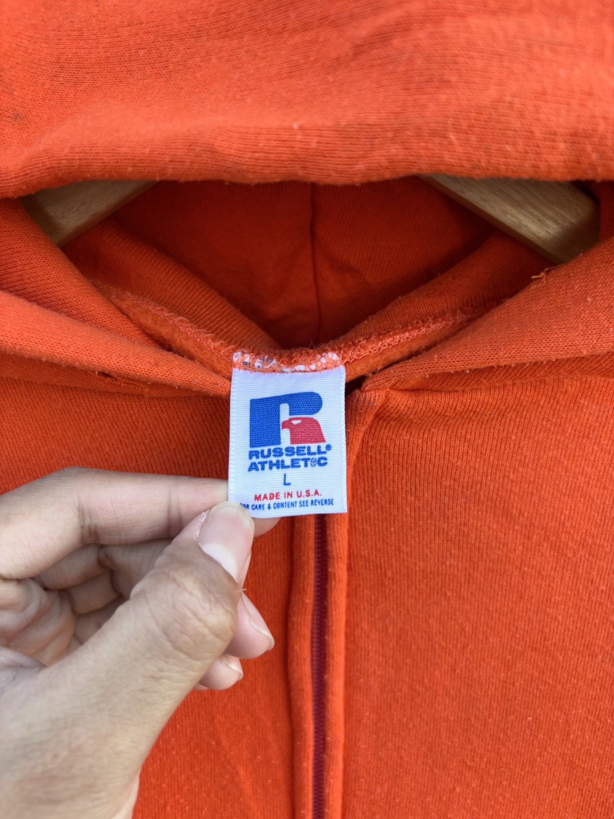 Russell Athletic Vintage 80s Russell Athletic Hoodie 🥧 Size US M / EU 48-50 / 2 - 6 Thumbnail
