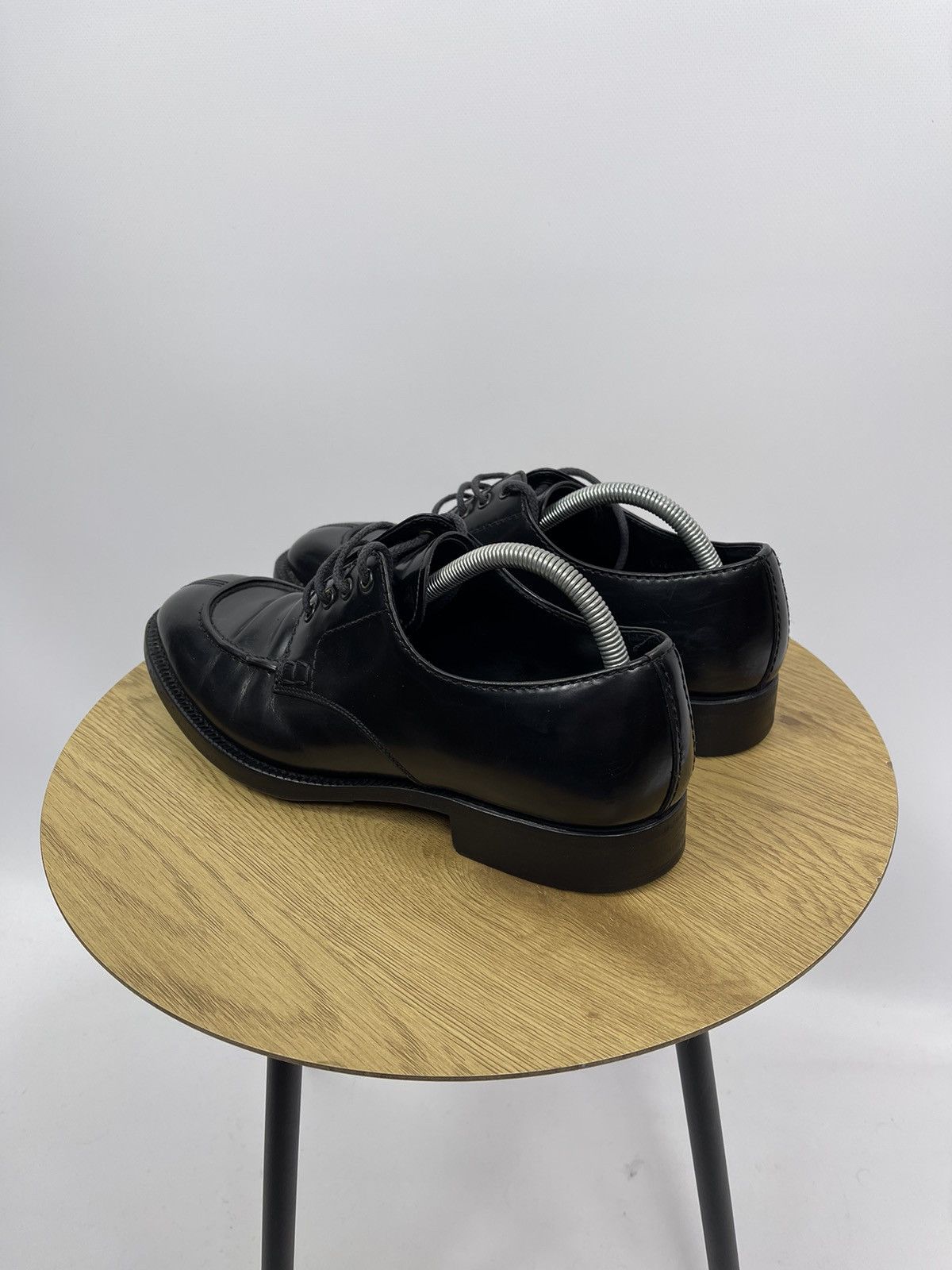 Prada Prada Men's 2EC229 Leather Shoes Size 8 US Black Italy Size US 8 / EU 41 - 5 Thumbnail