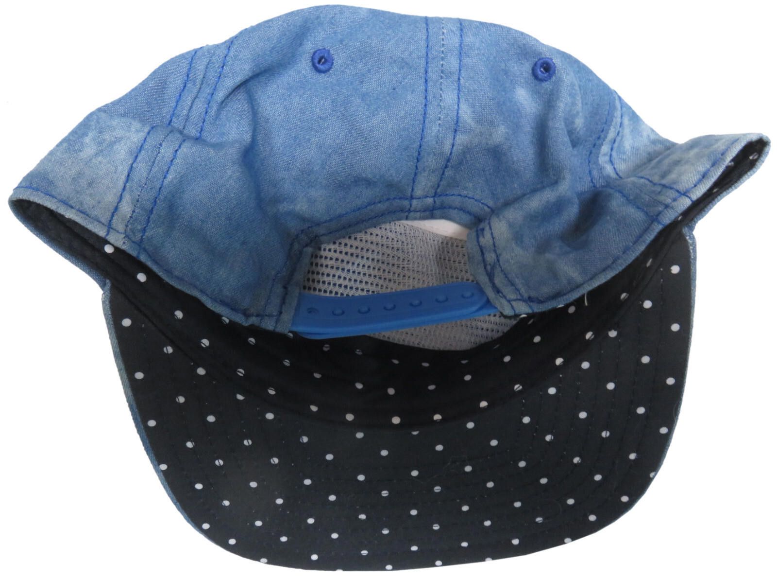 Timberland Timberland Mens Baseball Cap Logo Hat Denim Blue Adjustable Size ONE SIZE - 2 Thumbnail