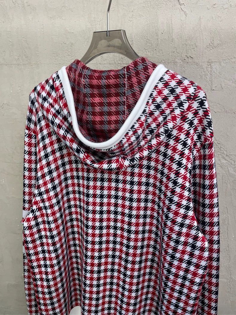 Thom Browne Thom browne Red and black plaid striped four-striped high-p Size US L / EU 52-54 / 3 - 5 Thumbnail