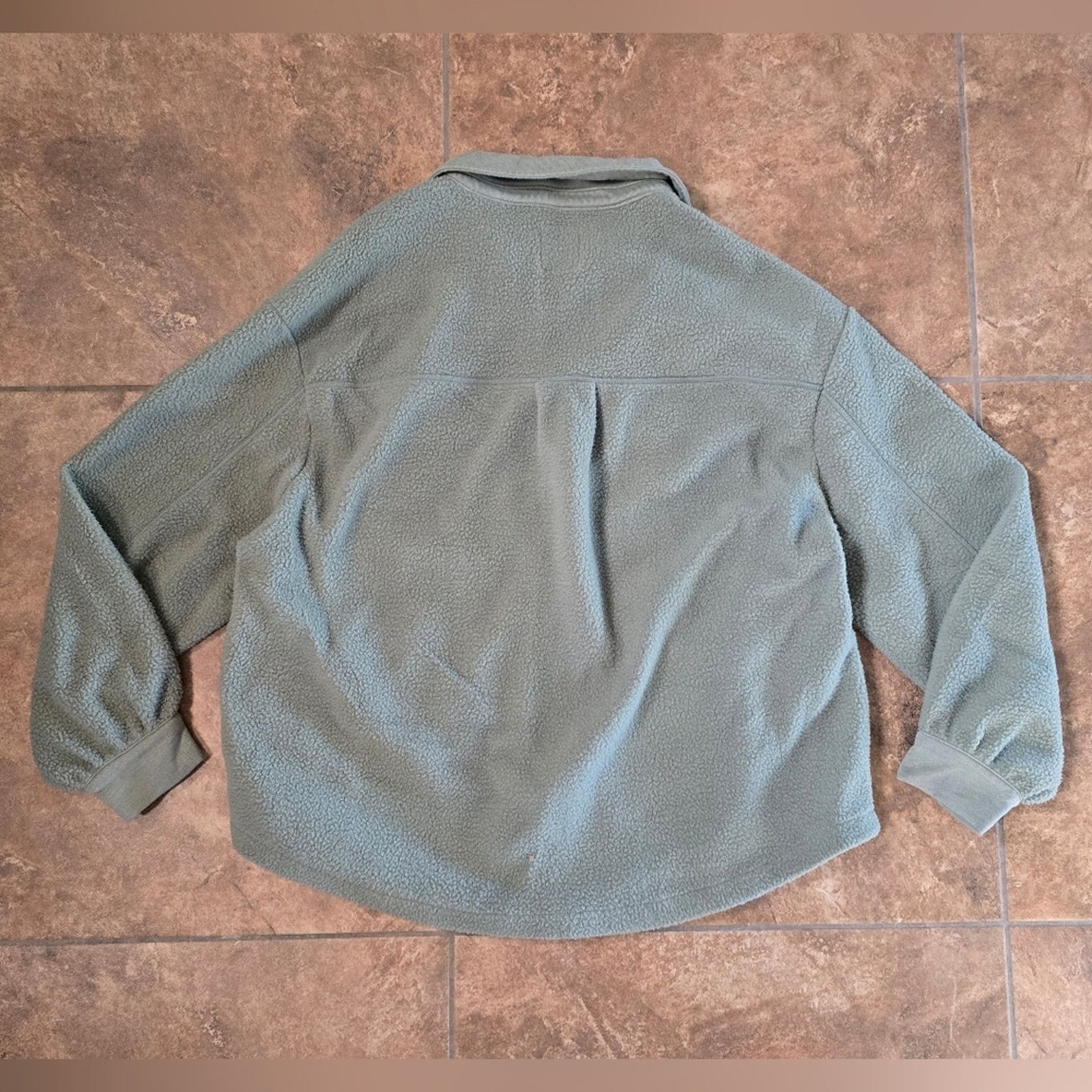 Other Olive Muted | SO | Button Down Sweater Jacket Size M / US 6-8 / IT 42-44 - 2 Thumbnail