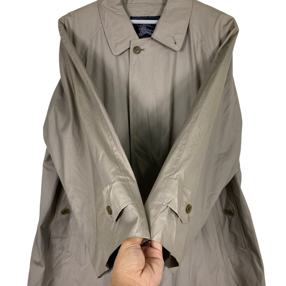 Burberry × Vintage 💥80s BURBERRYS PRORSUMS TRENCH LONG COAT JACKET Size US L / EU 52-54 / 3 - 7 Thumbnail