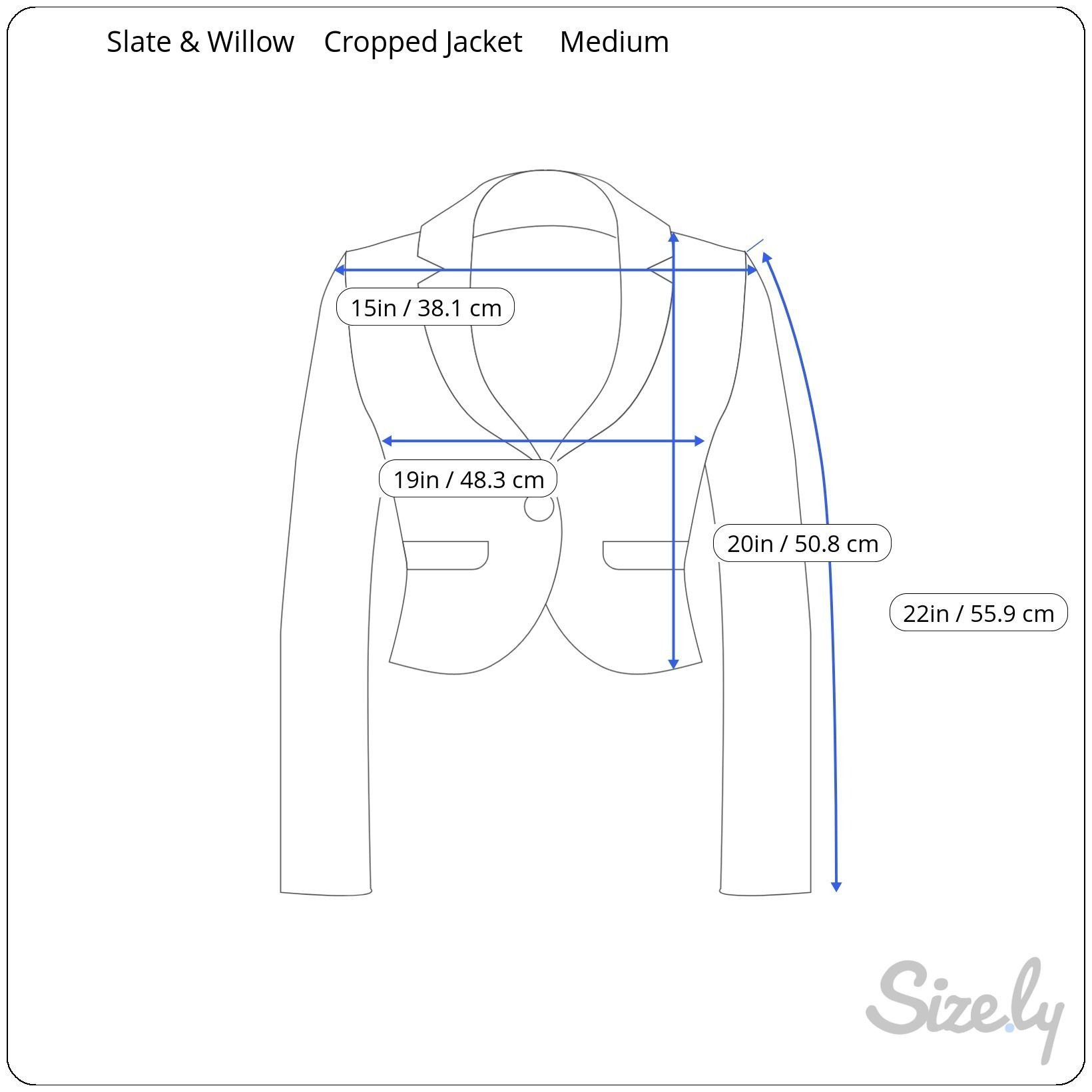 Designer Slate & Willow Black Designer Tweed Cropped Jacket Medium Size M / US 6-8 / IT 42-44 - 6 Thumbnail