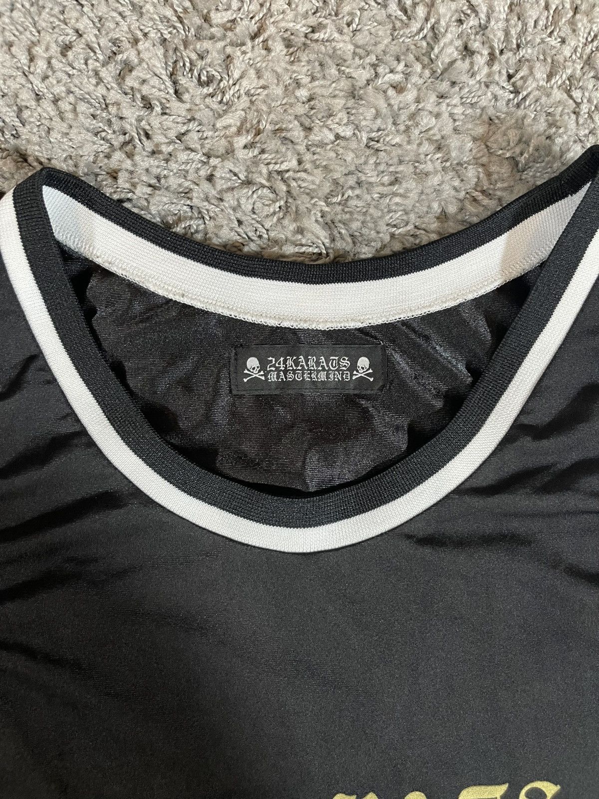 Mastermind Japan Mastermind Japan x 24 Karats Basketball Jersey Black Gold Size US M / EU 48-50 / 2 - 6 Thumbnail