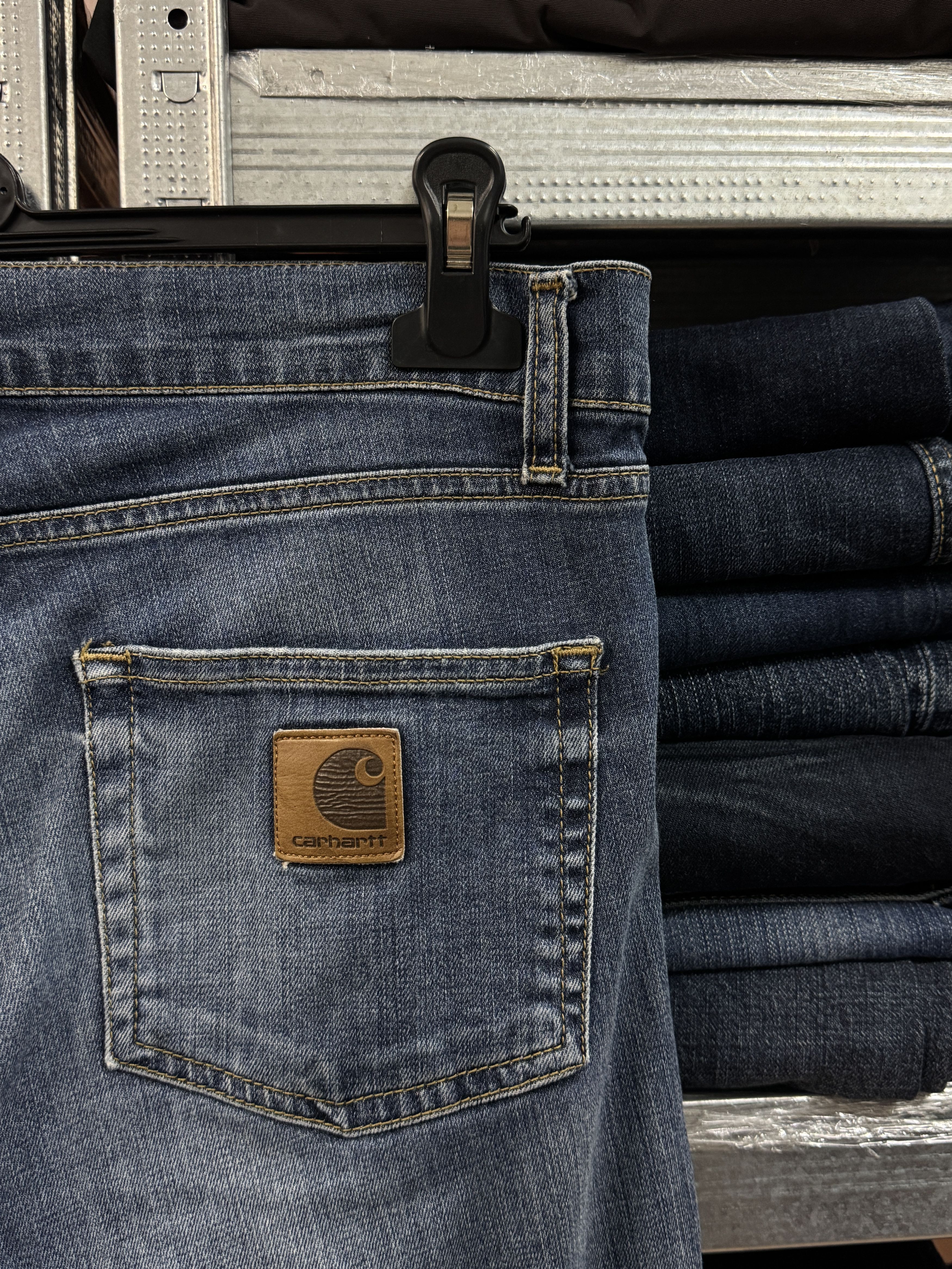 Carhartt Carhartt Rebel Denim Pant Leather Patch W31 L34 Size US 31 - 3 Thumbnail