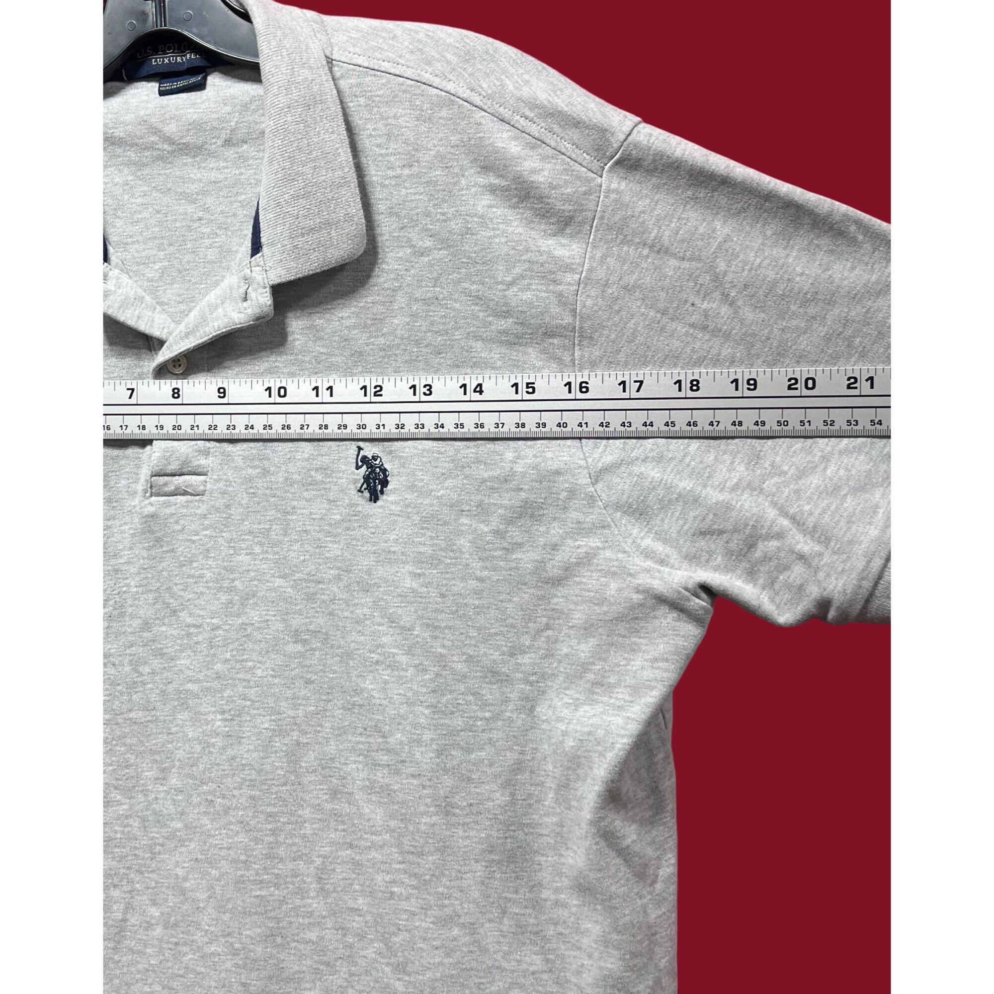 Other U.S Polo ASSN - Men's Short Sleeve T-Shirt - Grey - Large Size US L / EU 52-54 / 3 - 5 Thumbnail