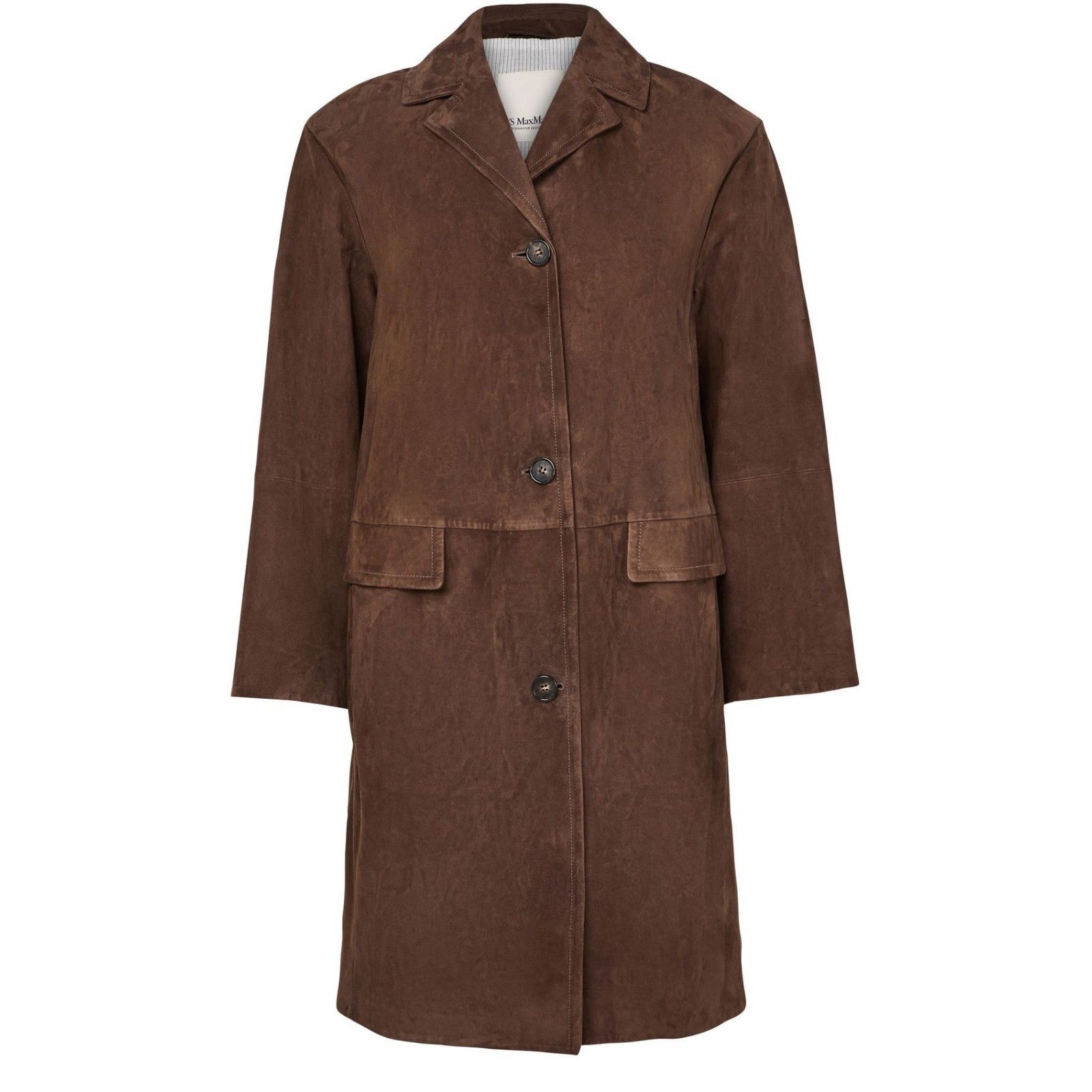 Max Mara S MAX MARA MARRONE Single-breasted coat New & Authentic (Wom Size M / US 6-8 / IT 42-44 - 1 Thumbnail