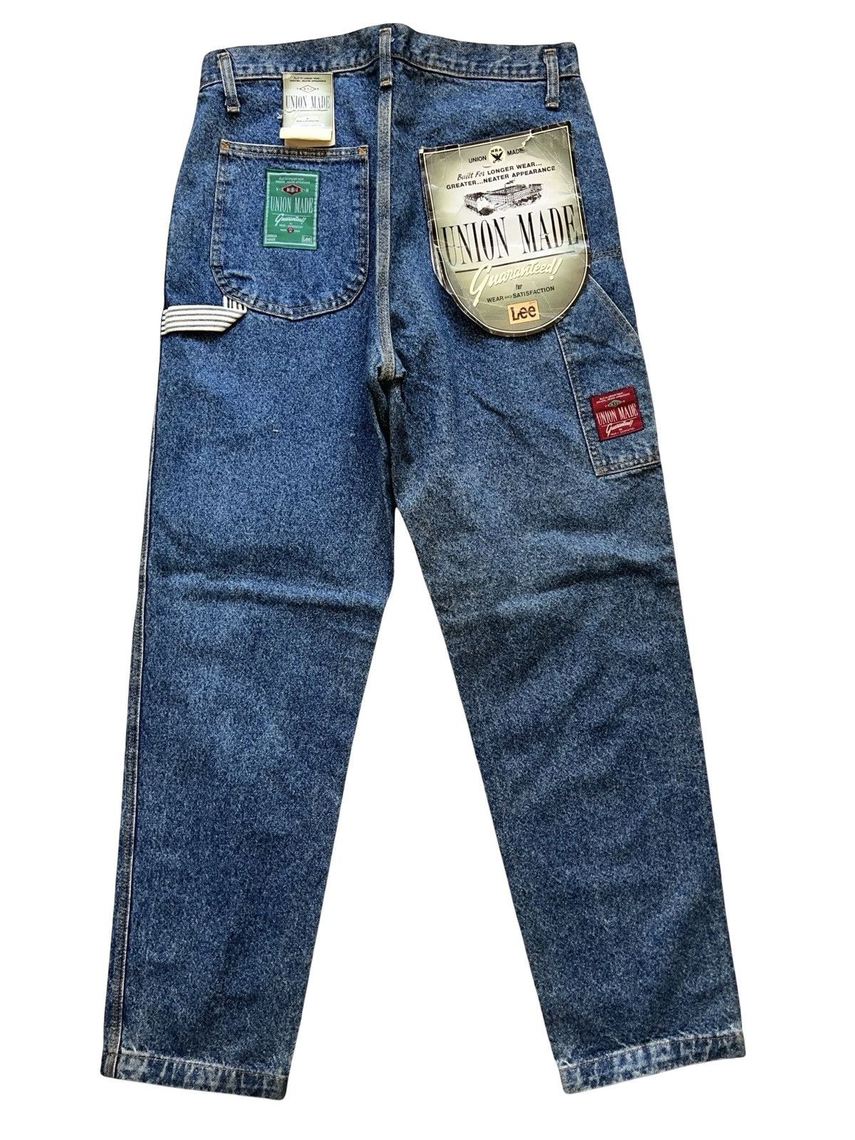 Lee Lee Union Made Carpenter Jeans W36 L34 Deadstock Vintage Size US 36 / EU 52 - 4 Thumbnail