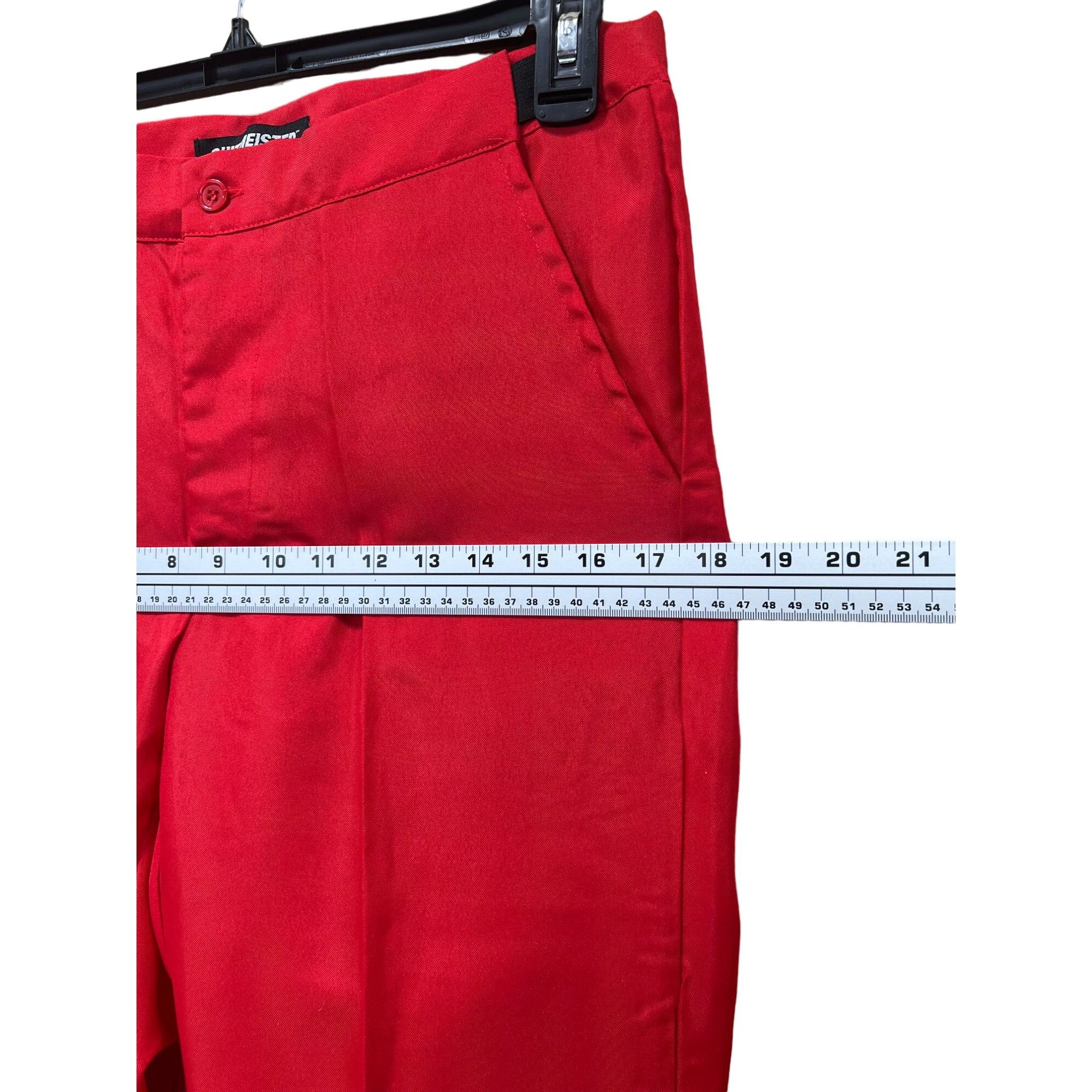 Other Suitmeister - Men's Costume Pants - Slim Fit Suit - Red - Si Size US 34 / EU 50 - 5 Thumbnail