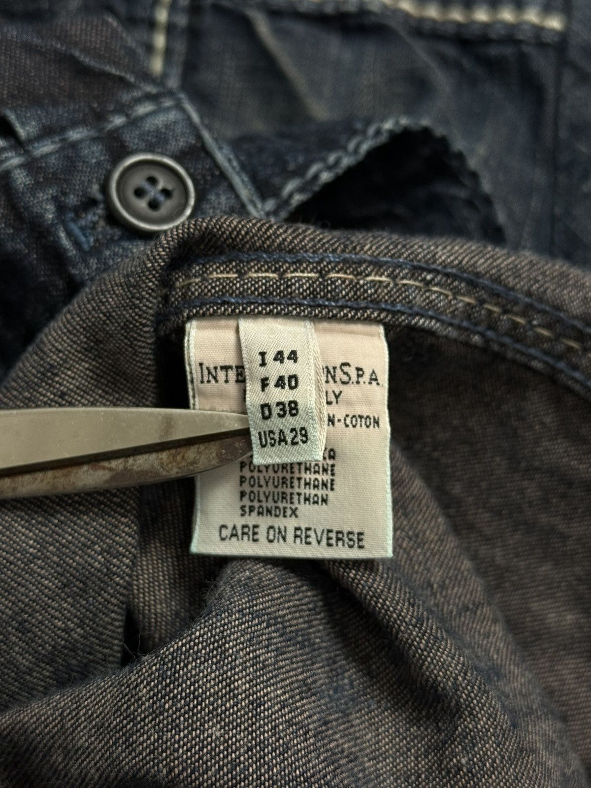 Designer × Marithe + Francois Girbaud × Vintage Marithe Francois Girbaud Denim Jacket Size M / US 6-8 / IT 42-44 - 8 Thumbnail