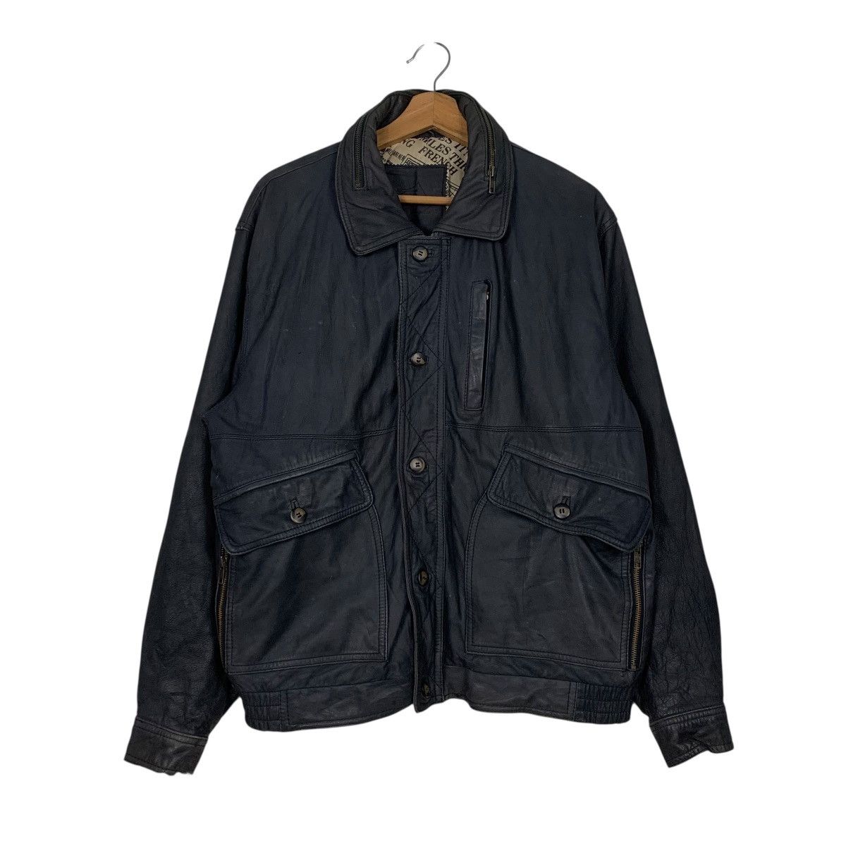 Japanese Brand Japanese Brand LD Clothing Motorcycle Leather Jacket Size US M / EU 48-50 / 2 - 1 Thumbnail