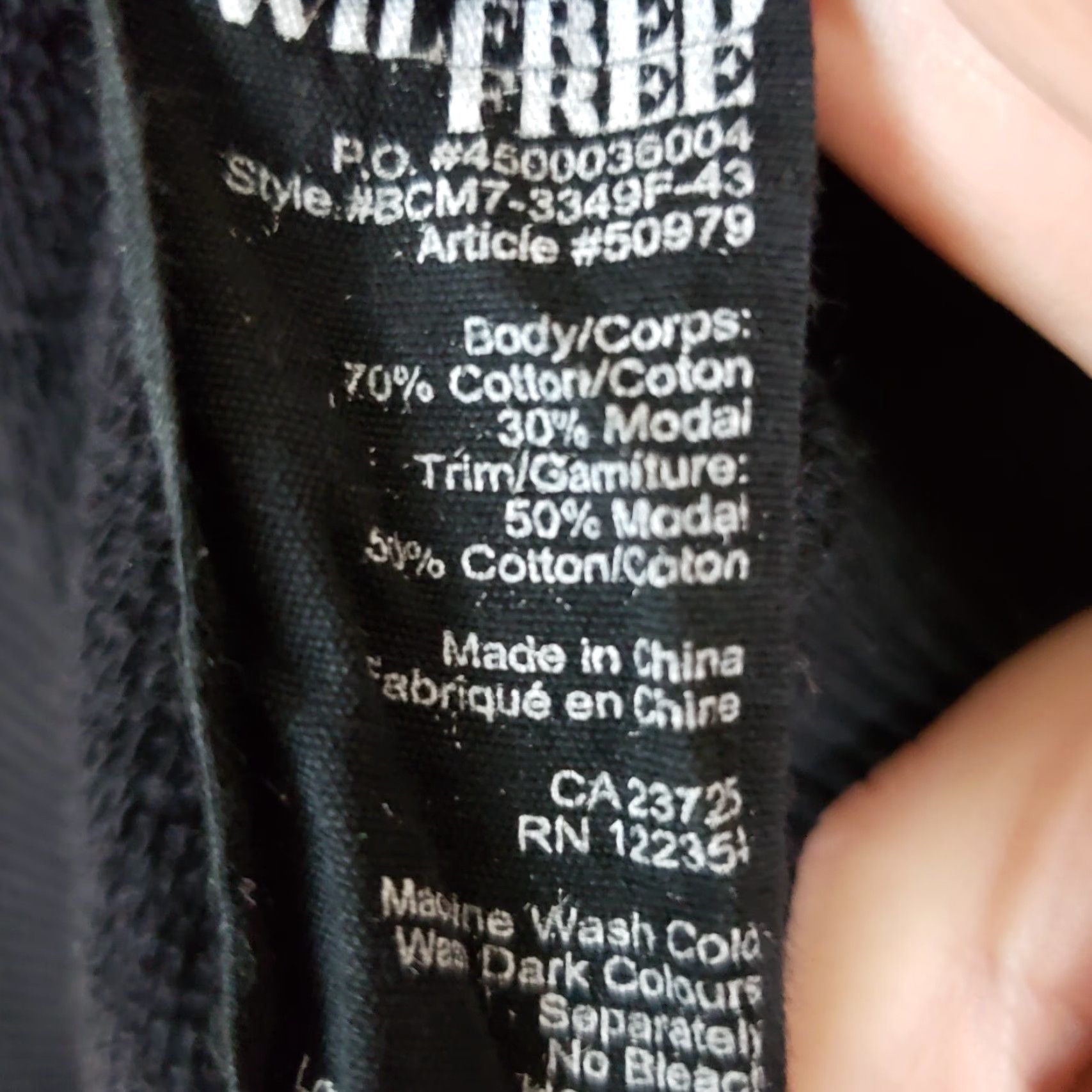 Vintage Wilfred Free Womens Pullover Sweatshirt Sz XS Black Runaway Cotton Blend Size XS / US 0-2 / IT 36-38 - 5 Thumbnail
