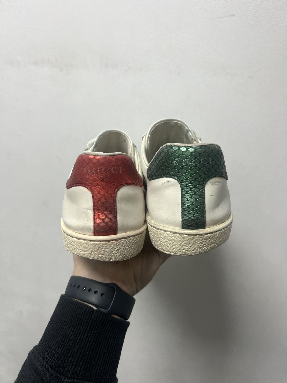 Gucci Gucci low top sneakers Bianoco/BBR/Blue Size US 8.5 / EU 41-42 - 6 Thumbnail
