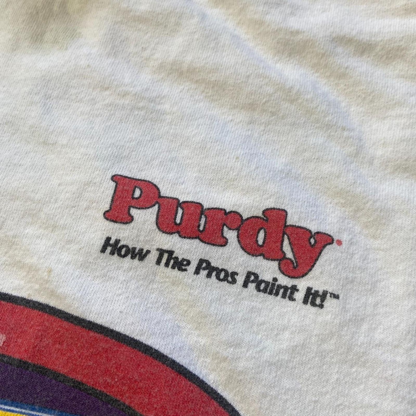 Other 90s white purdy painting tee Size US XL / EU 56 / 4 - 7 Thumbnail