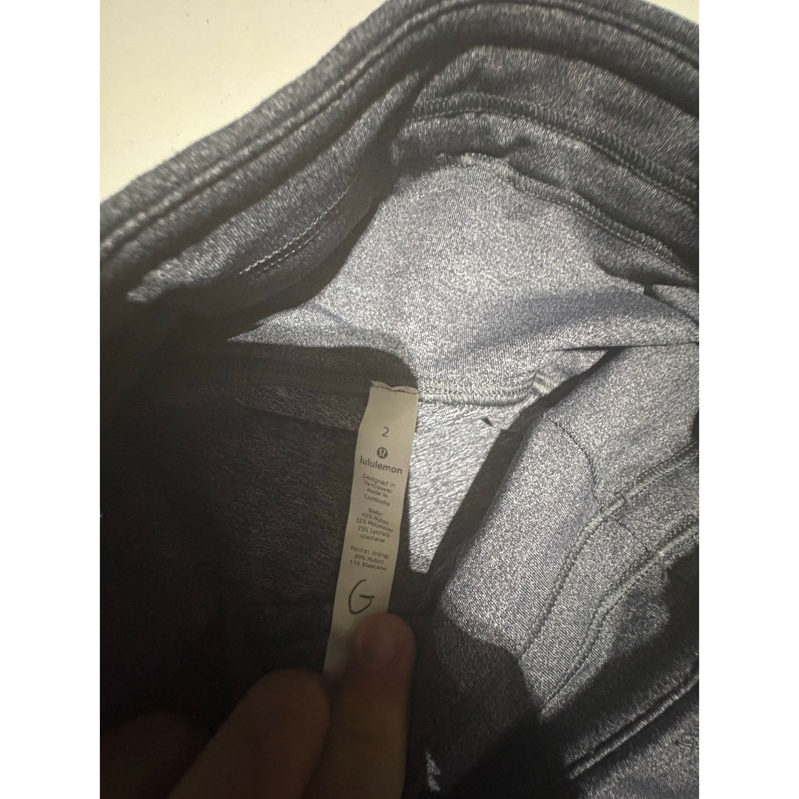 Lululemon Lululemon Women’s Gray High-Rise Leggings Size 2 Size 26" / US 2 / IT 38 - 5 Thumbnail
