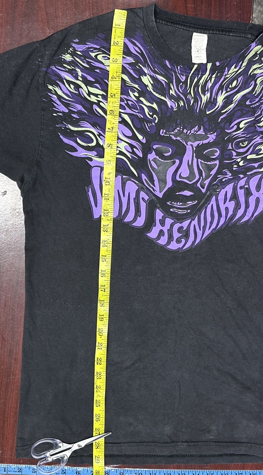 Band Tees × Jimi Hendrix × Vintage Faded❗️Vintage Y2k Jimi Hendrik Tshirt Size US L / EU 52-54 / 3 - 13 Thumbnail