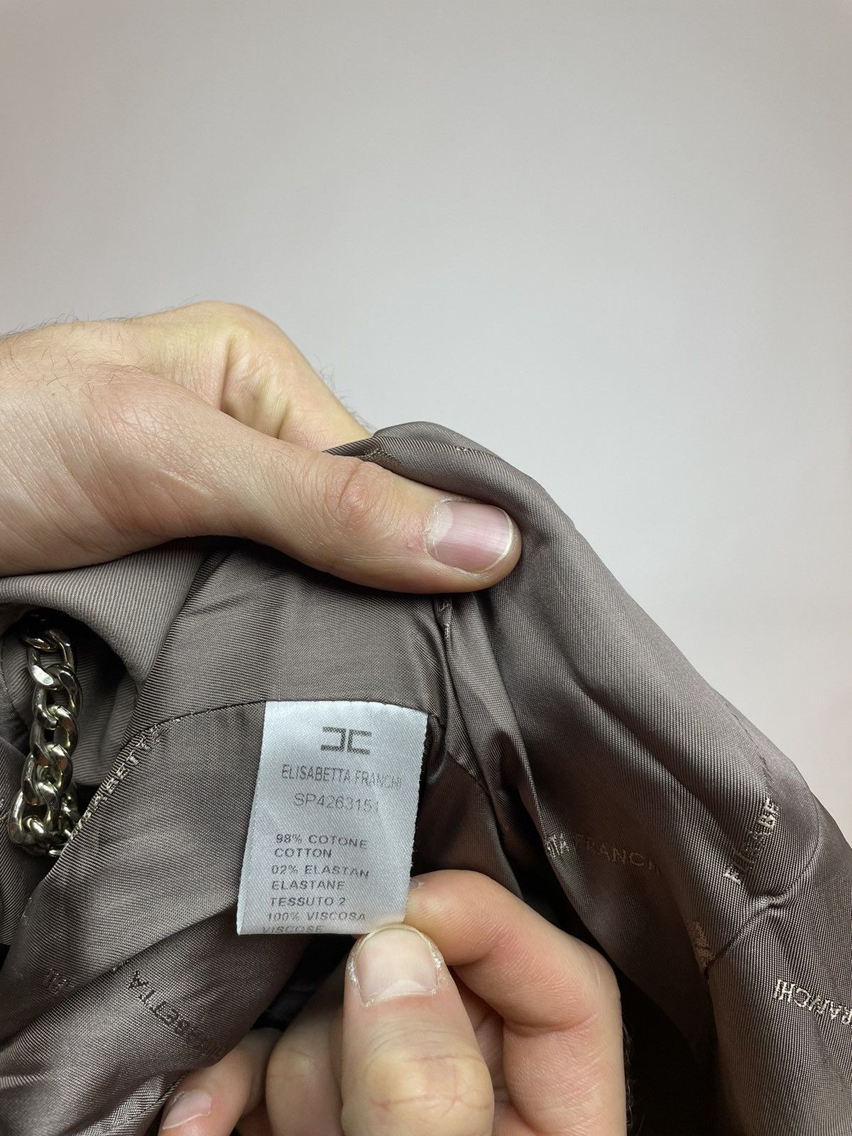 Elisabetta Franchi ELISABETTA FRANCHI CELYN b Trench Coat Womens size 44 Size M / US 6-8 / IT 42-44 - 11 Thumbnail
