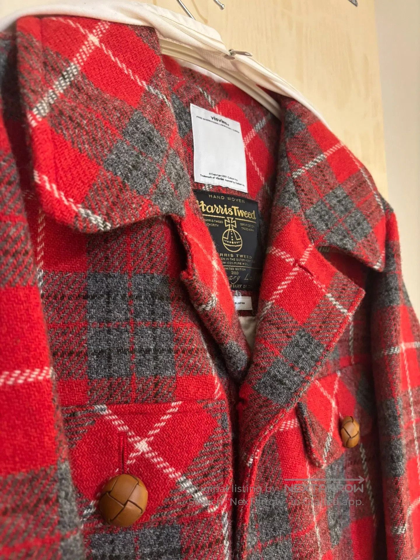 Visvim Visvim Harris Tweed Plaid Wool Coat. Size US M / EU 48-50 / 2 - 5 Thumbnail