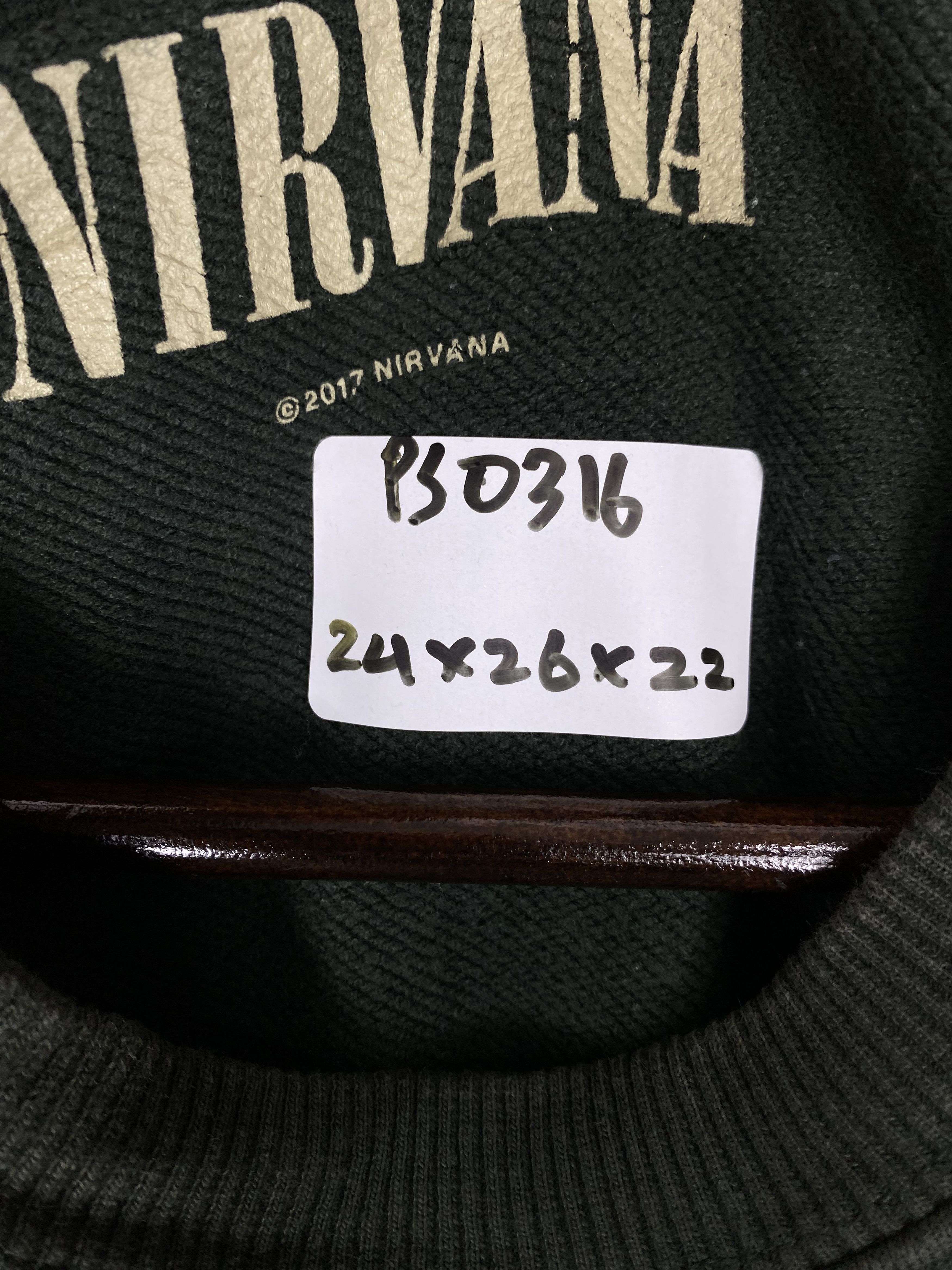 Nirvana Vintage Nirvana Band Tees Sweatshirts PS0316 Size US M / EU 48-50 / 2 - 9 Thumbnail