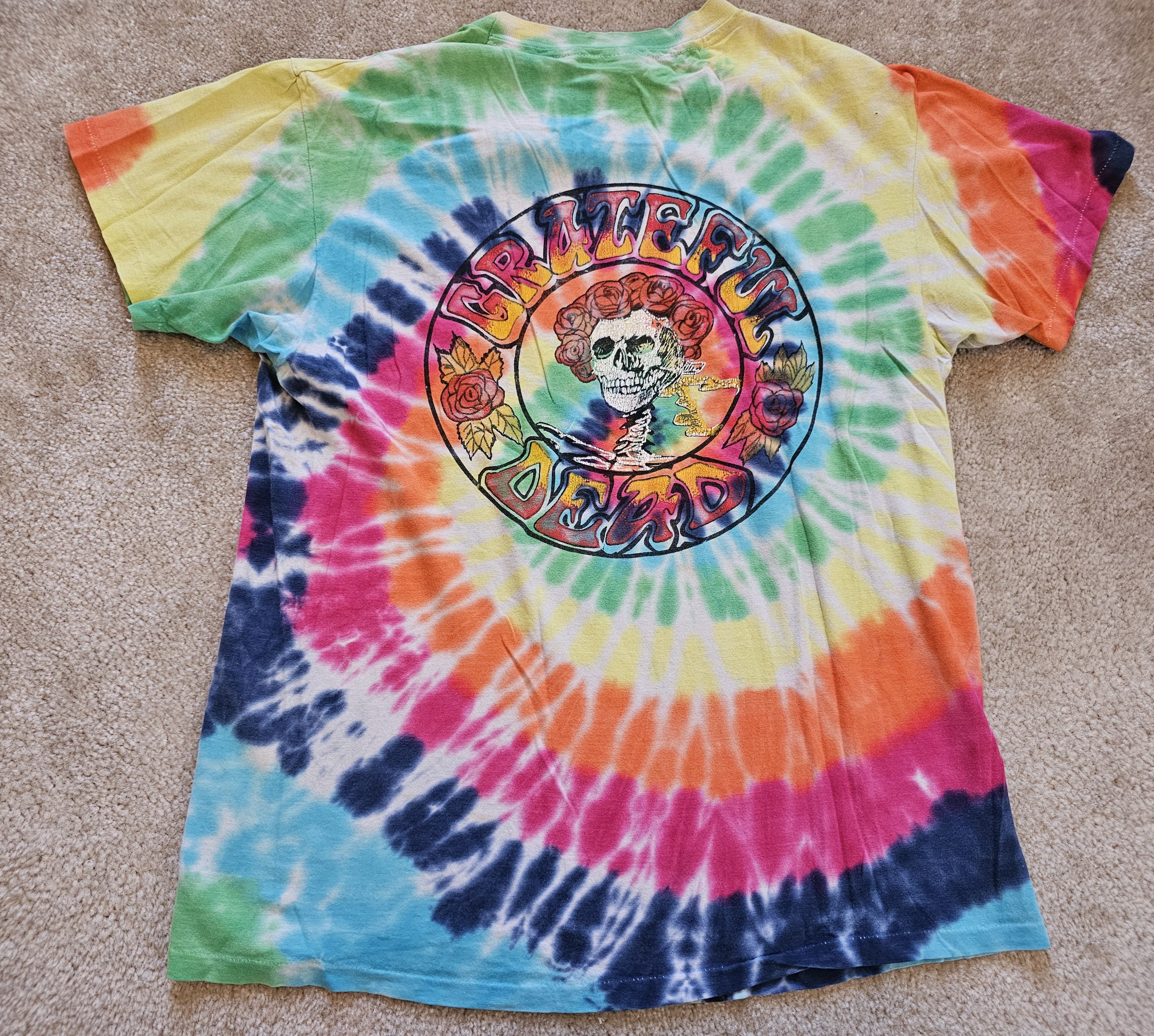 Grateful Dead 1970s Grateful Dead Double Sided Tee Sz L Size US L / EU 52-54 / 3 - 2 Thumbnail