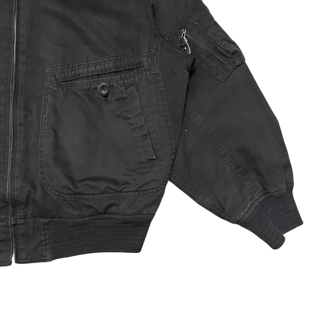 Japanese Brand Vintage Mike Birnies Metal Working Bomber Jacket Size US M / EU 48-50 / 2 - 4 Thumbnail
