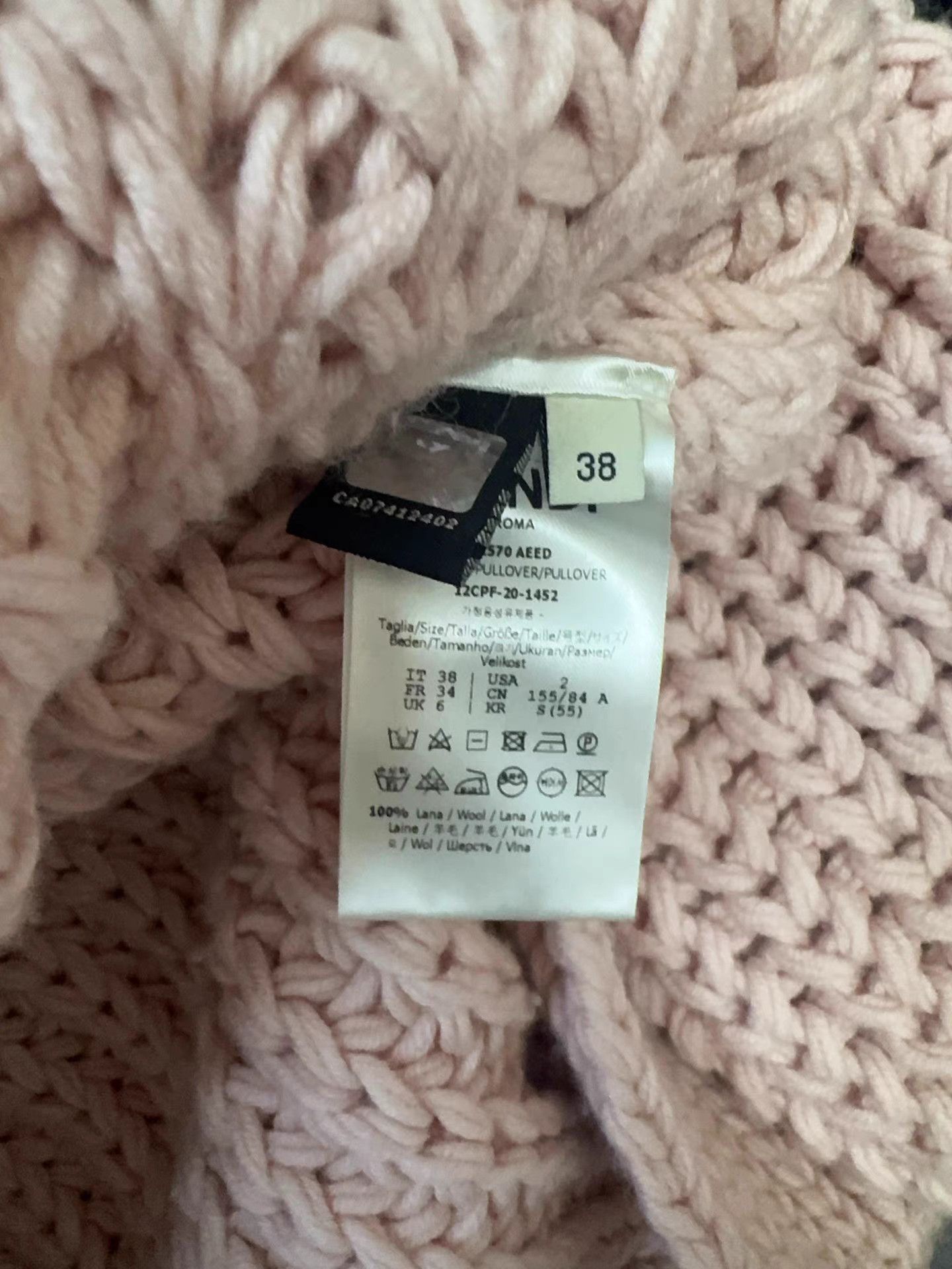 Fendi FENDI Pullover Wool Knit Sweater K13 Size XS / US 0-2 / IT 36-38 - 5 Thumbnail