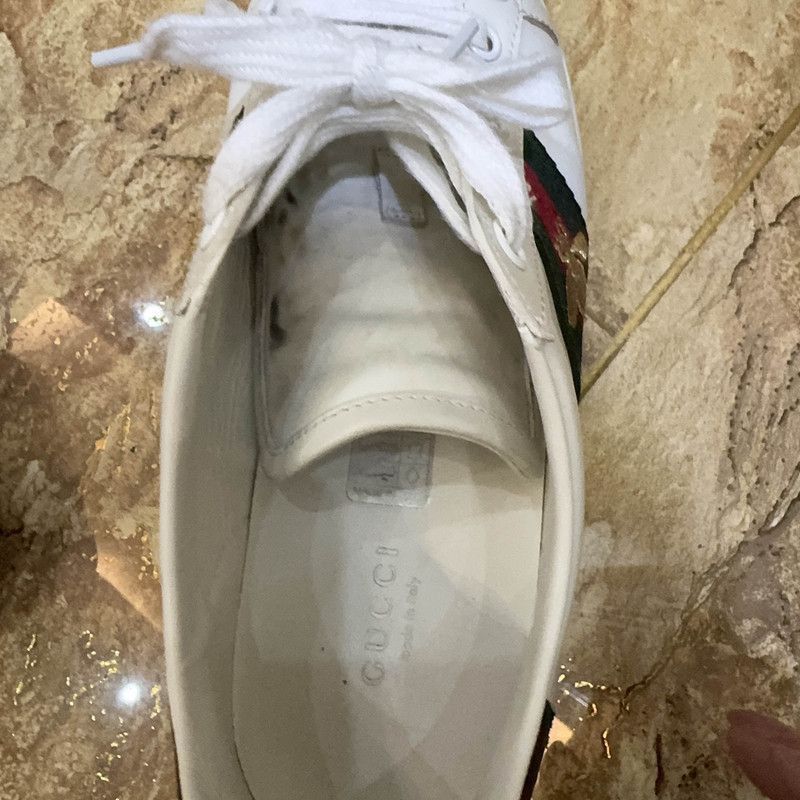 Gucci Gucci White Leather Fashion Sneakers -2508 Size US 6.5 / EU 39-40 - 9 Thumbnail