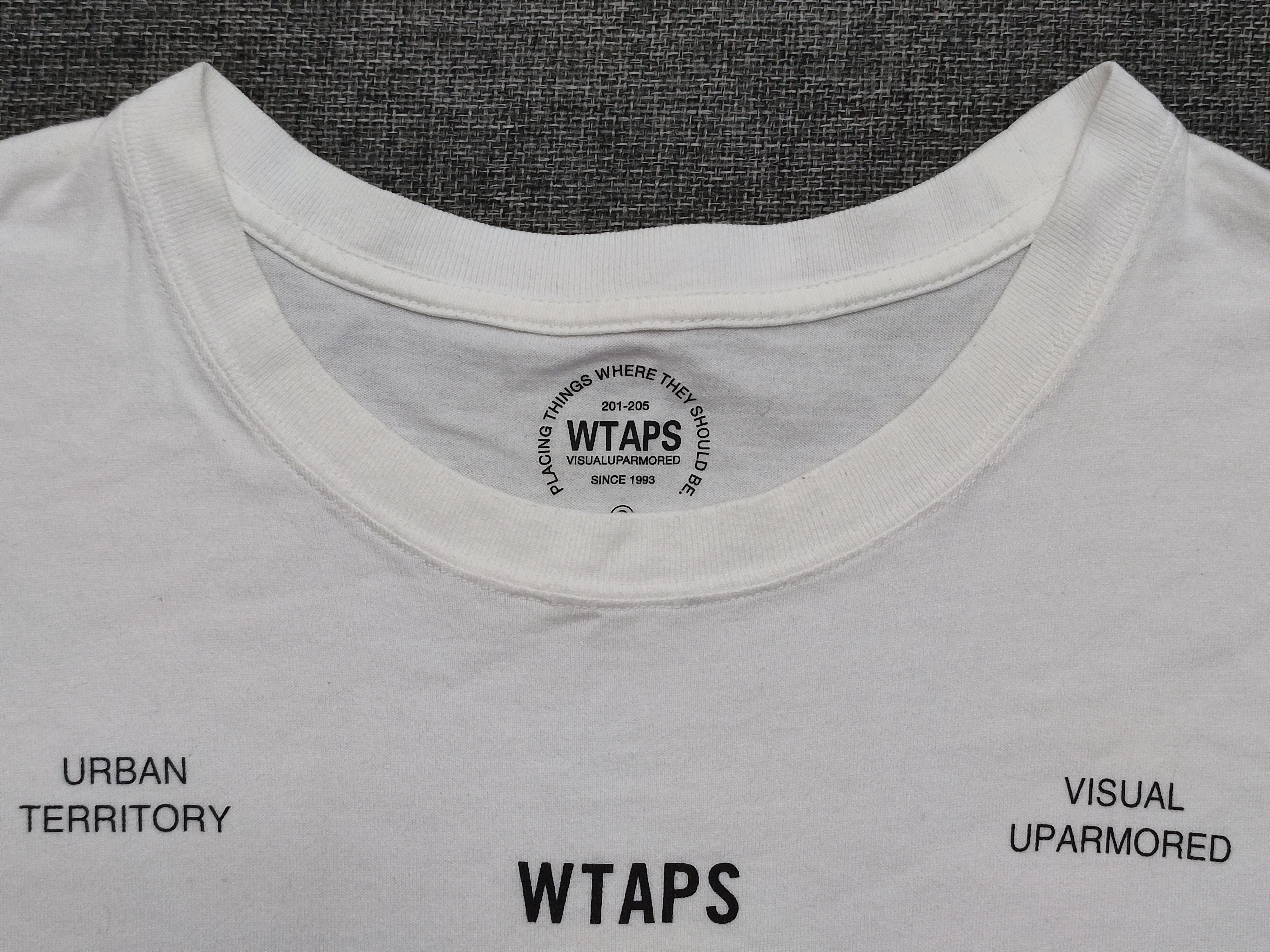 Wtaps Wtaps Visual Uparmored Wording Long Sleeve Tee Size US L / EU 52-54 / 3 - 6 Thumbnail