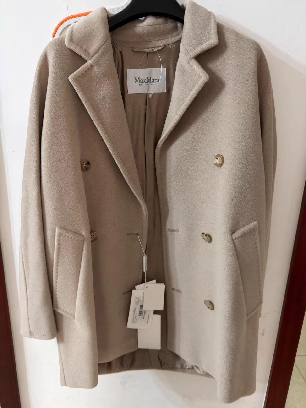 Max Mara Max Mara Rebus 101801 Short Coat Khaki 40 NWT Size S / US 4 / IT 40 - 1 Thumbnail