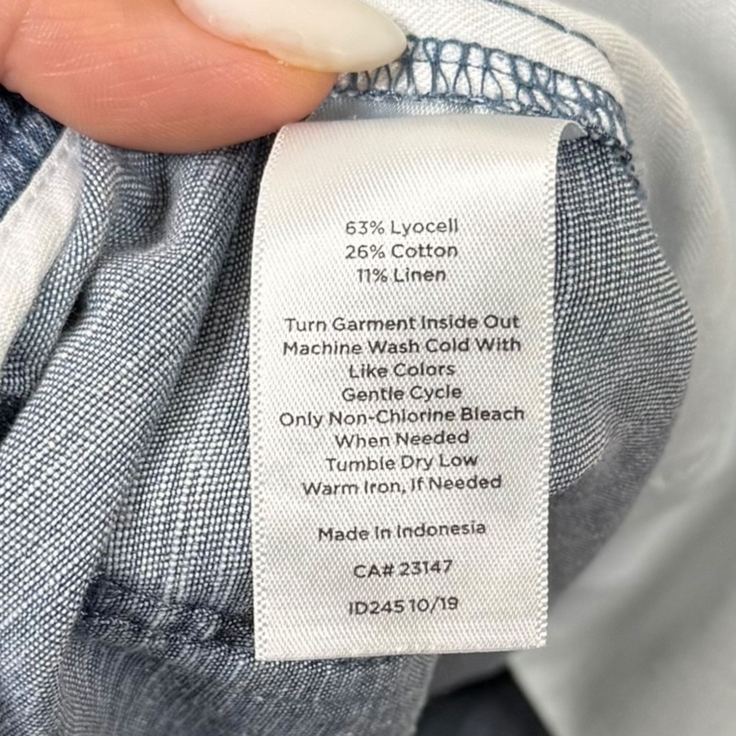 Other Talbots Tie Waist Ankle Chino Pants Women's 4 Size 27" / US 4 / IT 40 - 5 Thumbnail